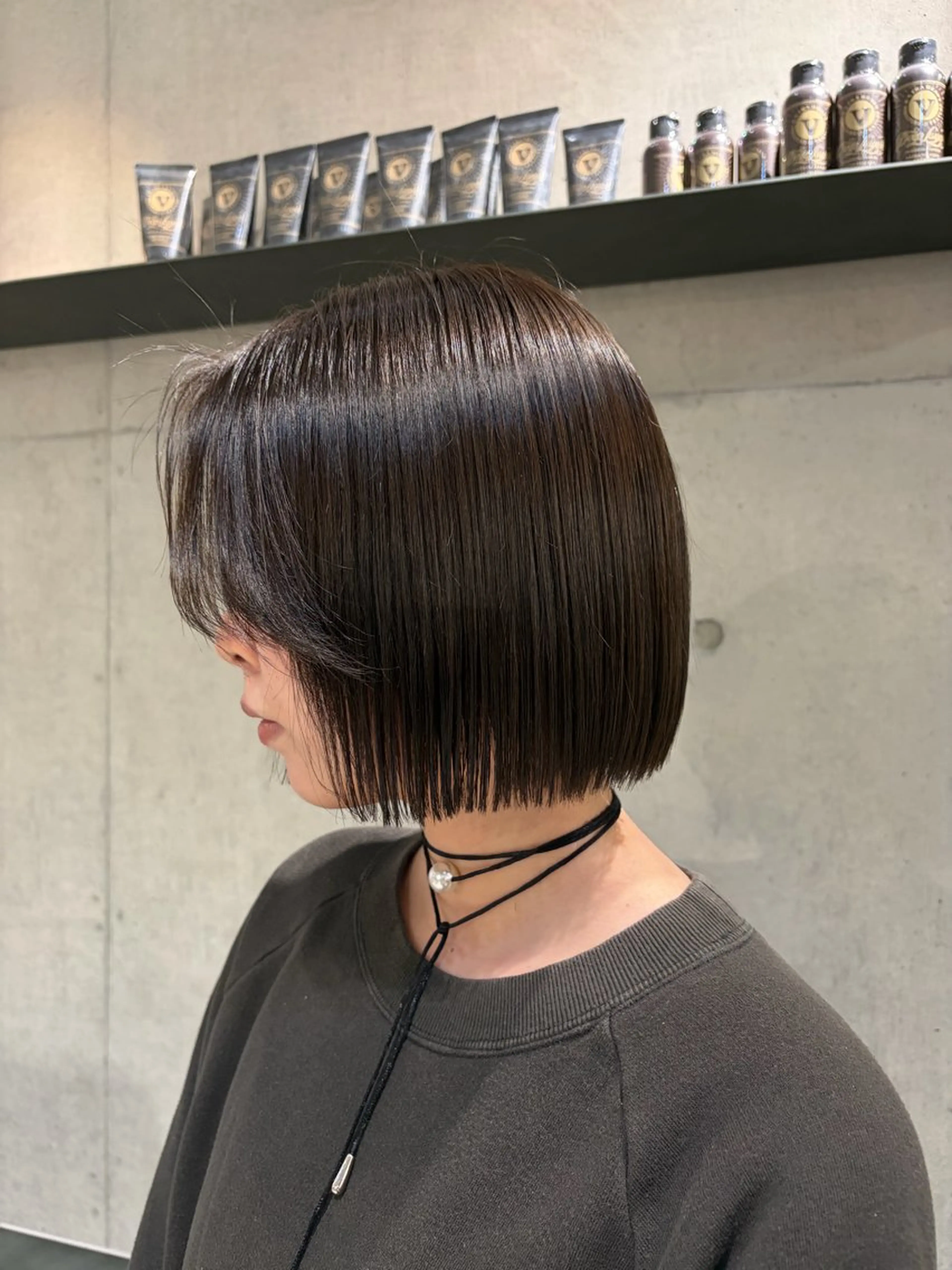 ショート カラー ヘアアレンジ カット ヘアカラー トリートメント ボブ艶モテカラー🫧 カリンのヘアスタイル
