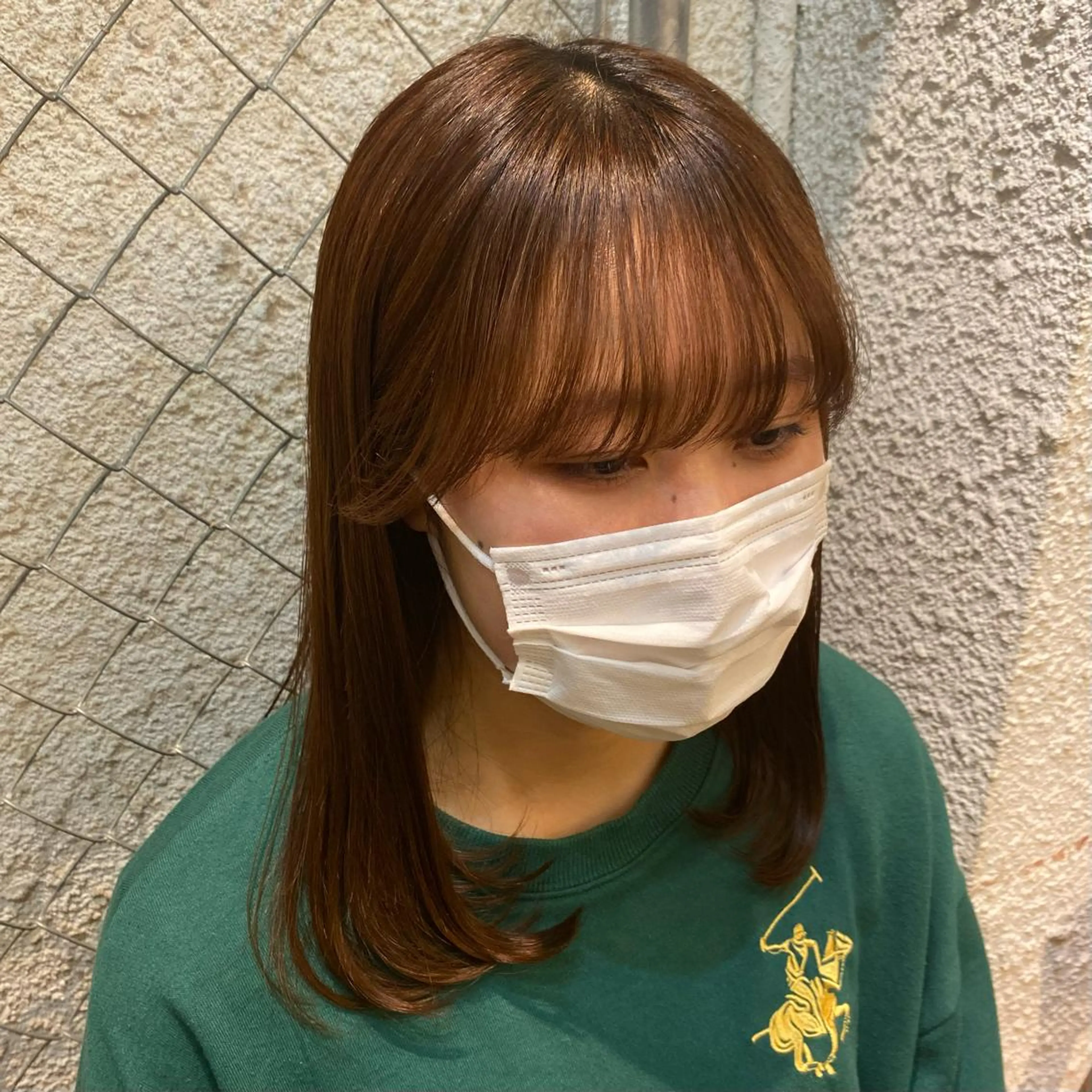 セミロング 縮毛矯正 トリートメント 暖色艶color / ボブ🦩Rioのヘアスタイル