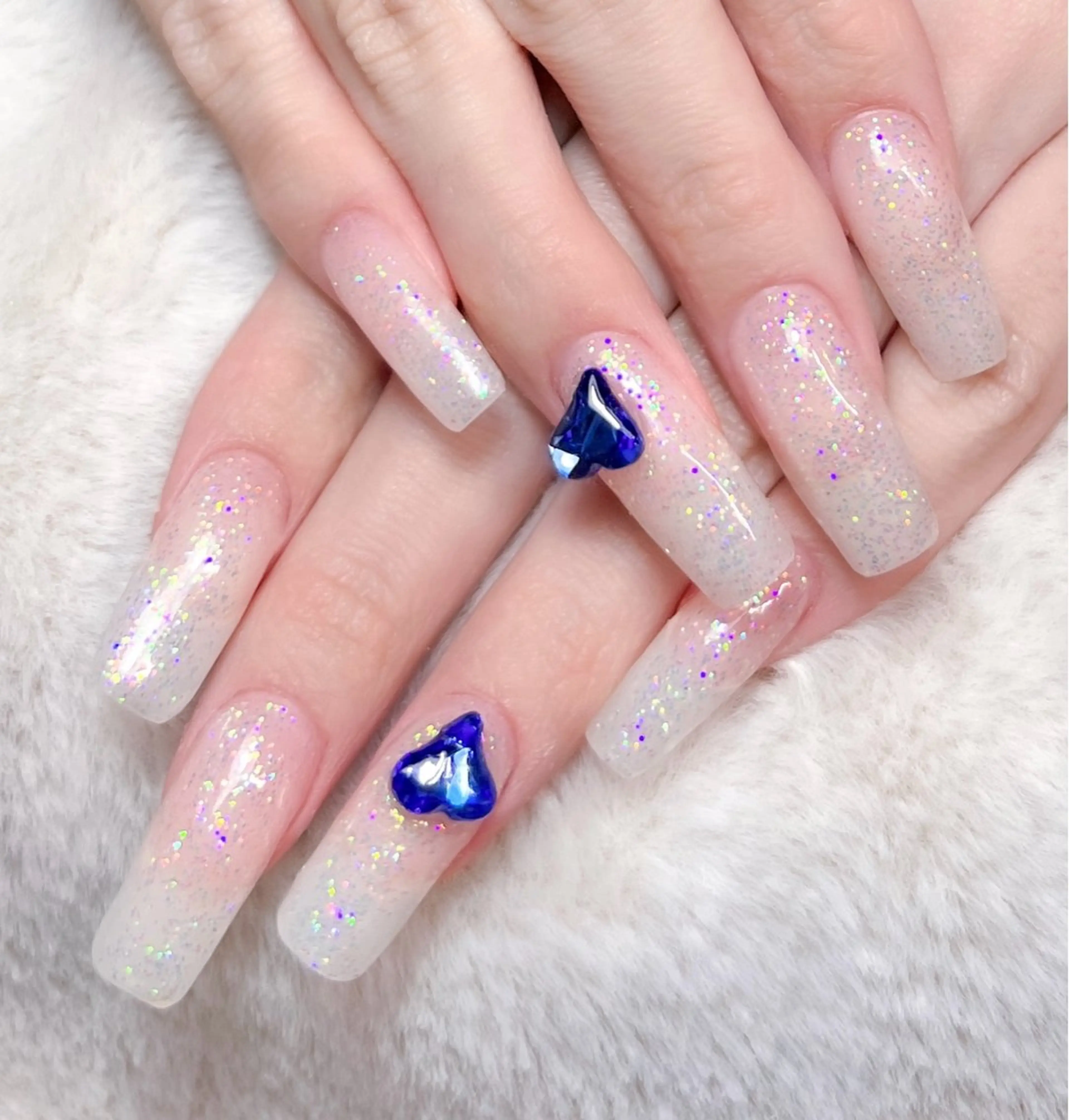 ネイル 長さ出し スカルプネイル LEFTNAILS フィルインニュアンスのネイルデザイン