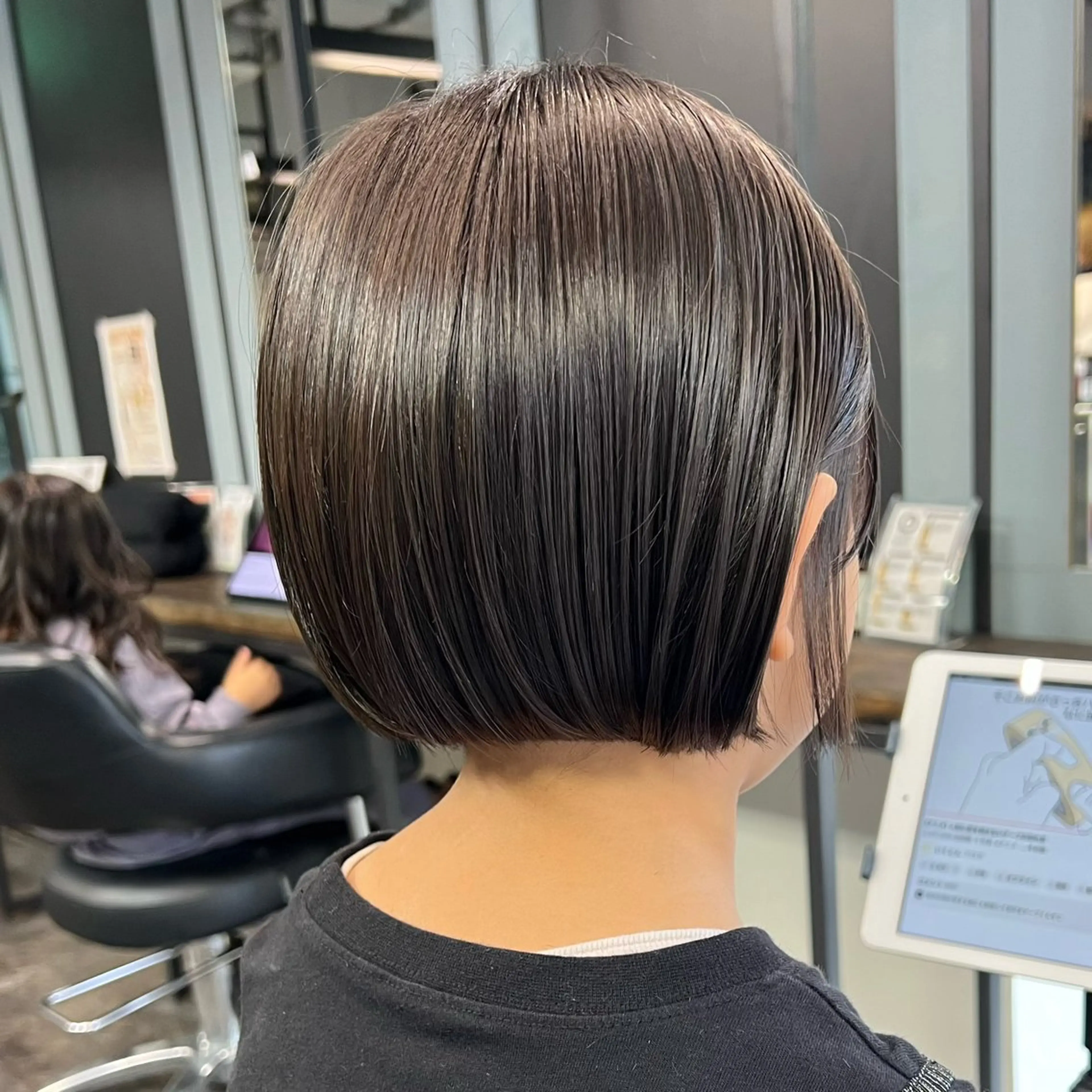 ショート ボブ カット 💘札幌クロスパーマ 髪質改善💘rinaのヘアスタイル