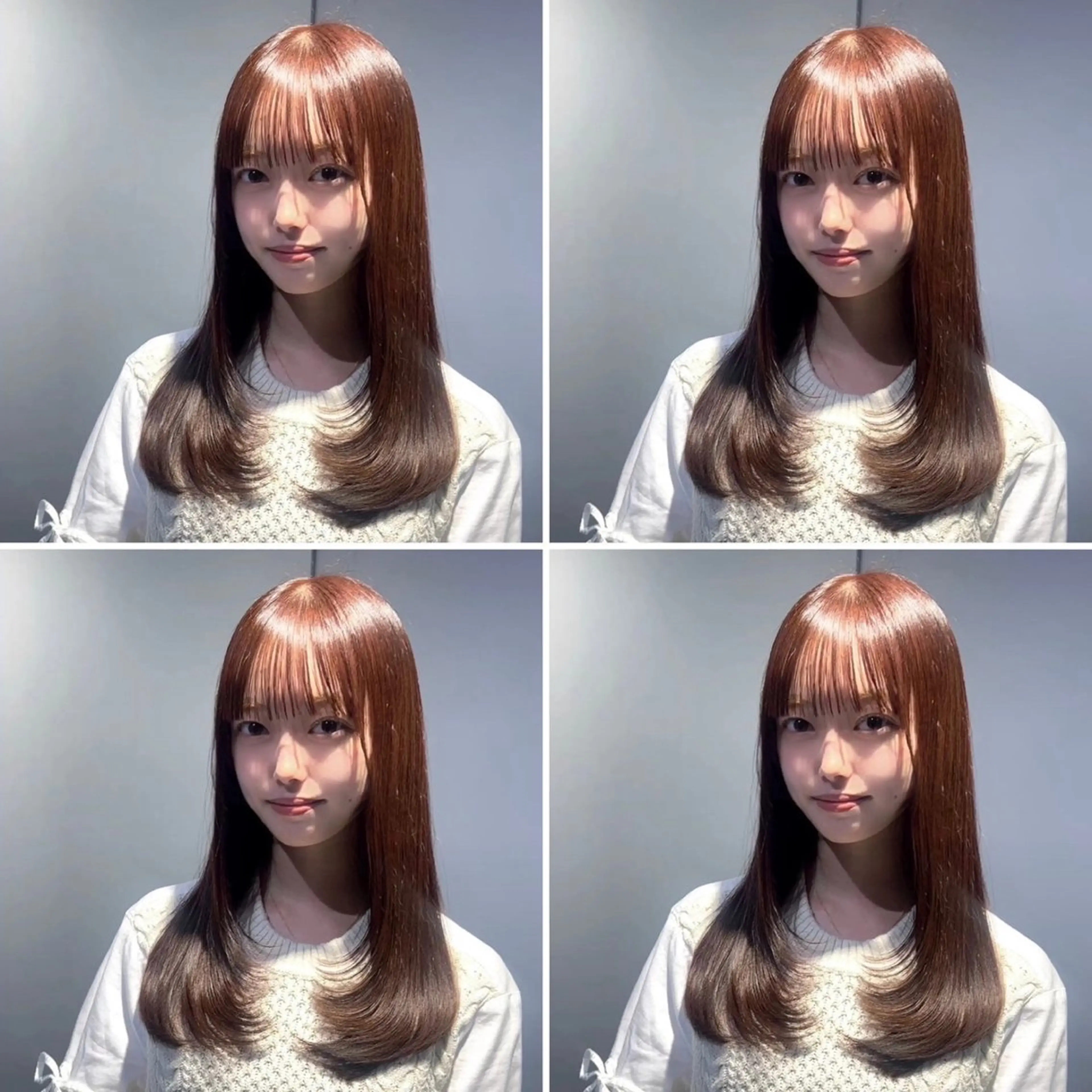 セミロング ヘアカラー トリートメント 髪質改善/艶カラー ✝️SAKURAのヘアスタイル