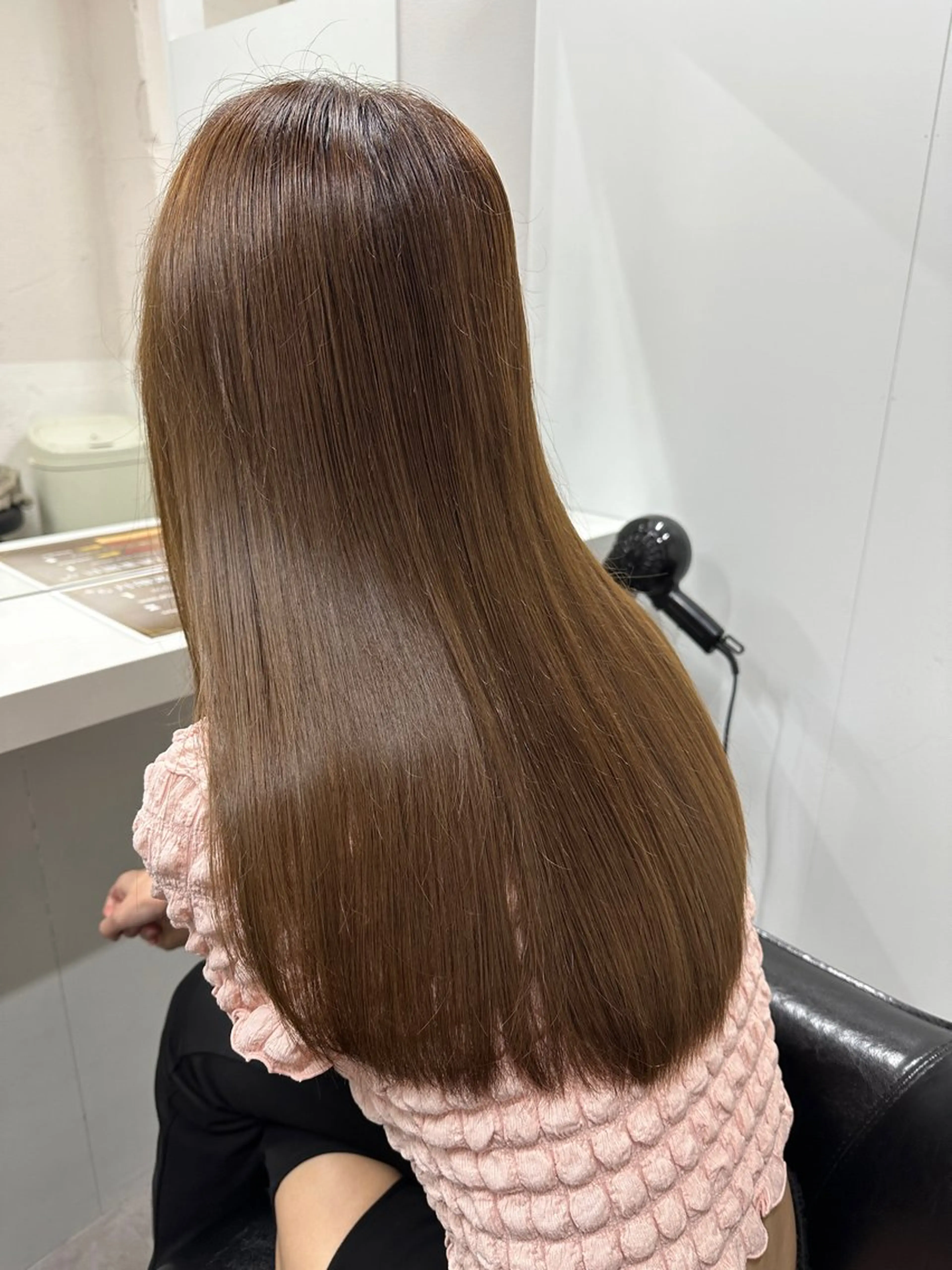 セミロング 髪質改善 ヘアカラー トリートメント ハイライト/ ブリーチ😈小倉😈のヘアスタイル