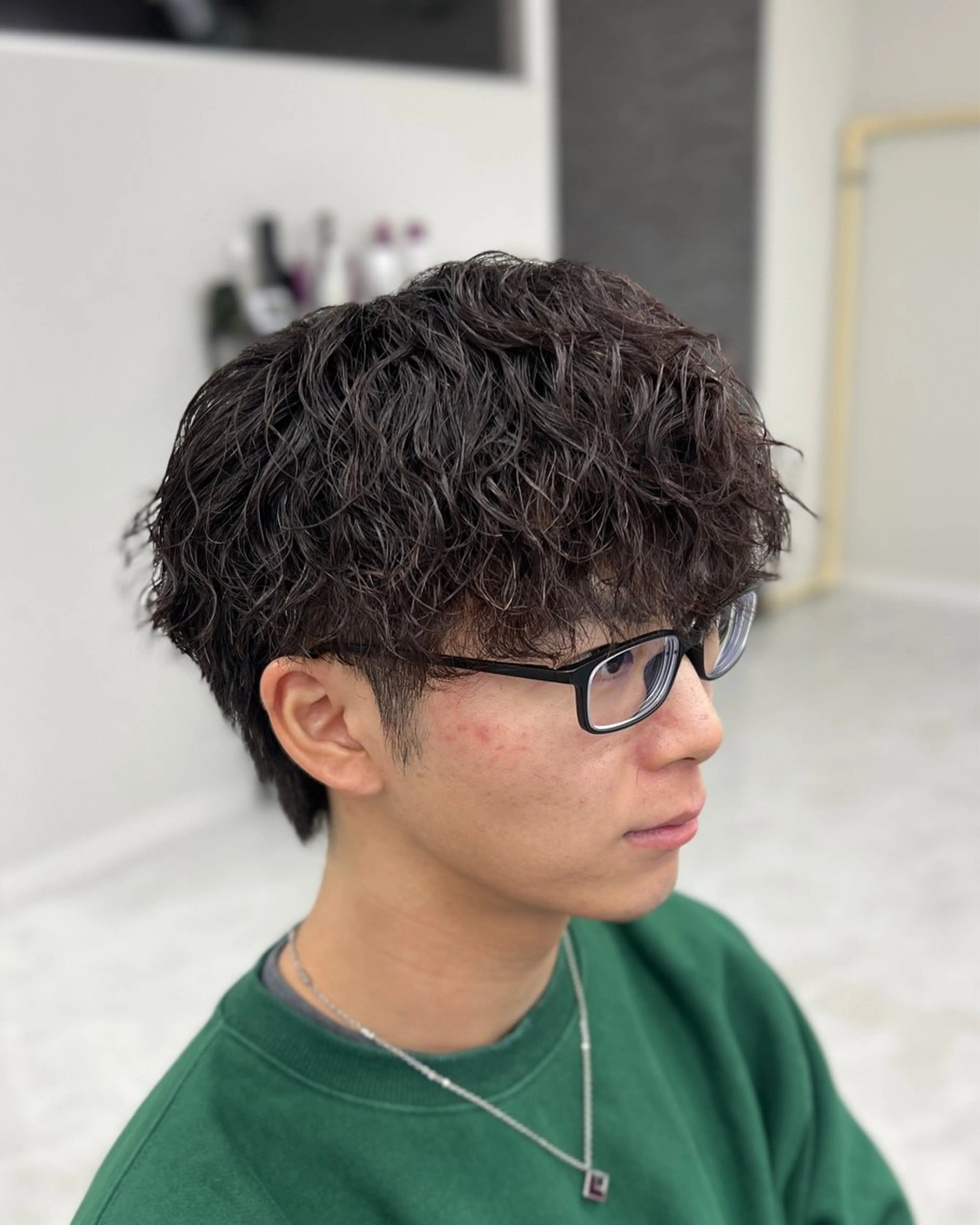 パーマ メンズ カット パーマ トリートメント ヘッドスパ ヘアセット シャドウパーマ/ メンズ/KENTAのヘアスタイル