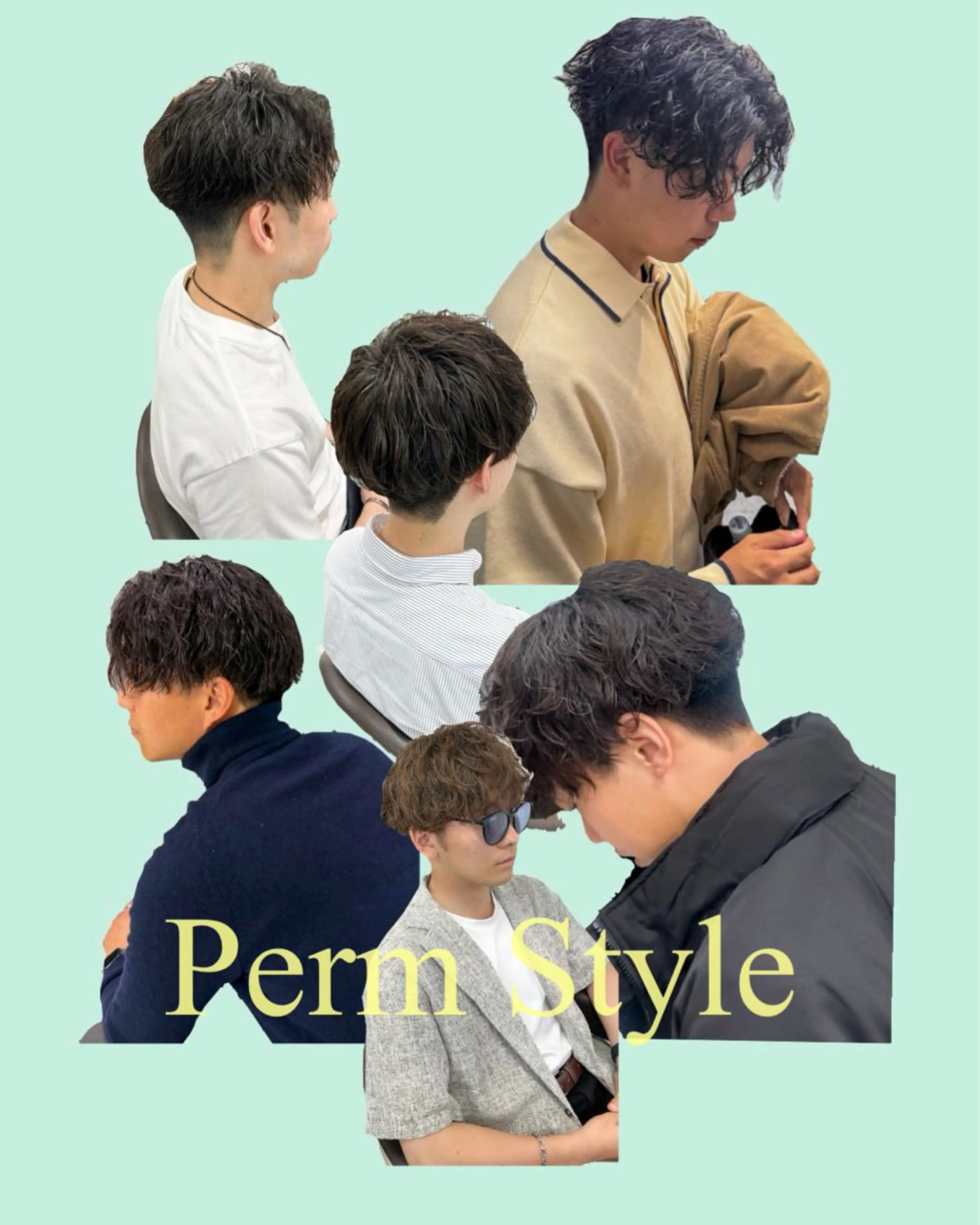 メンズ メンズパーマ CLETO HONOKAのヘアスタイル