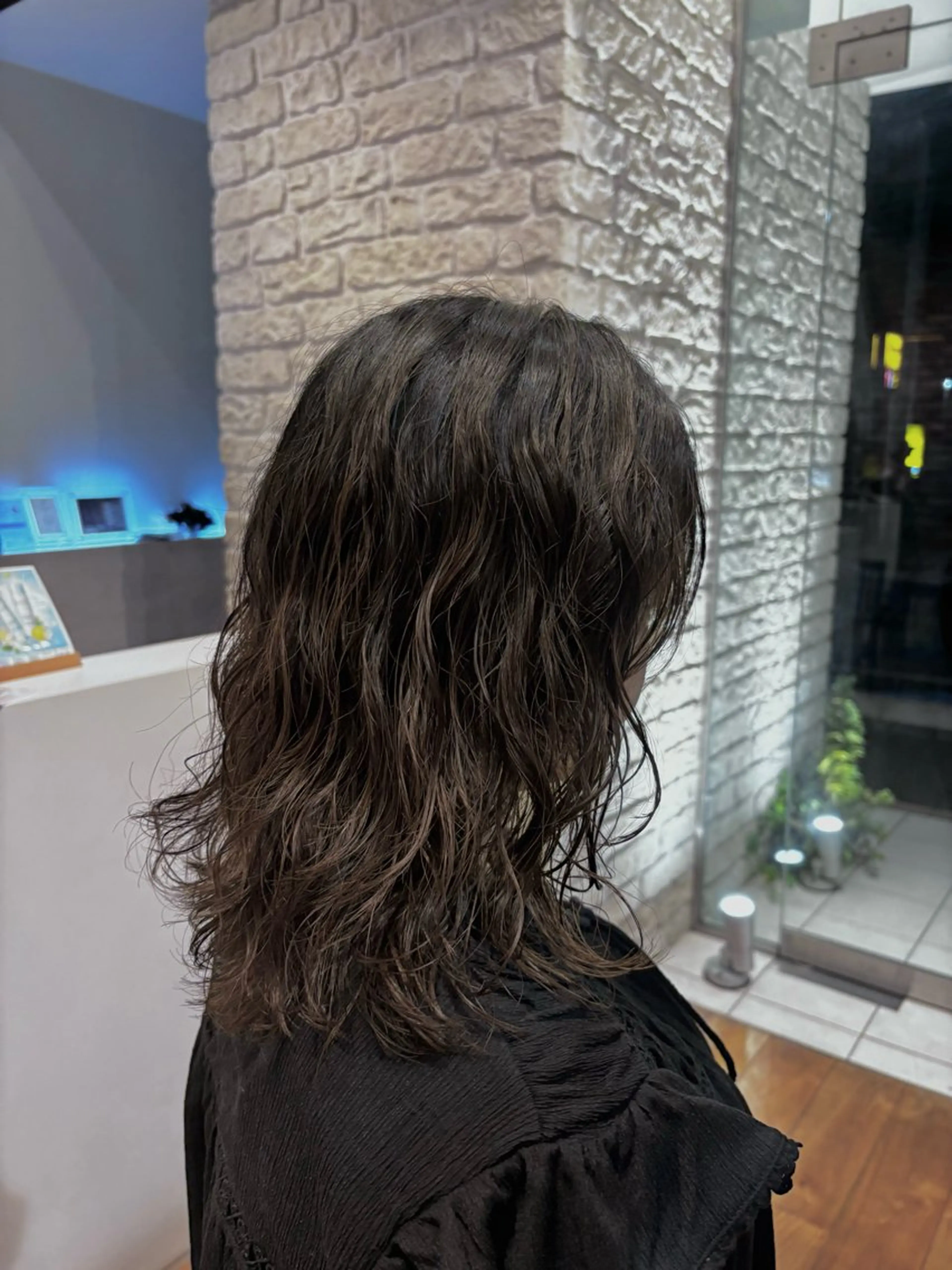 ミディアム ミディアムパーマ 夏海 大宮美容室のヘアスタイル