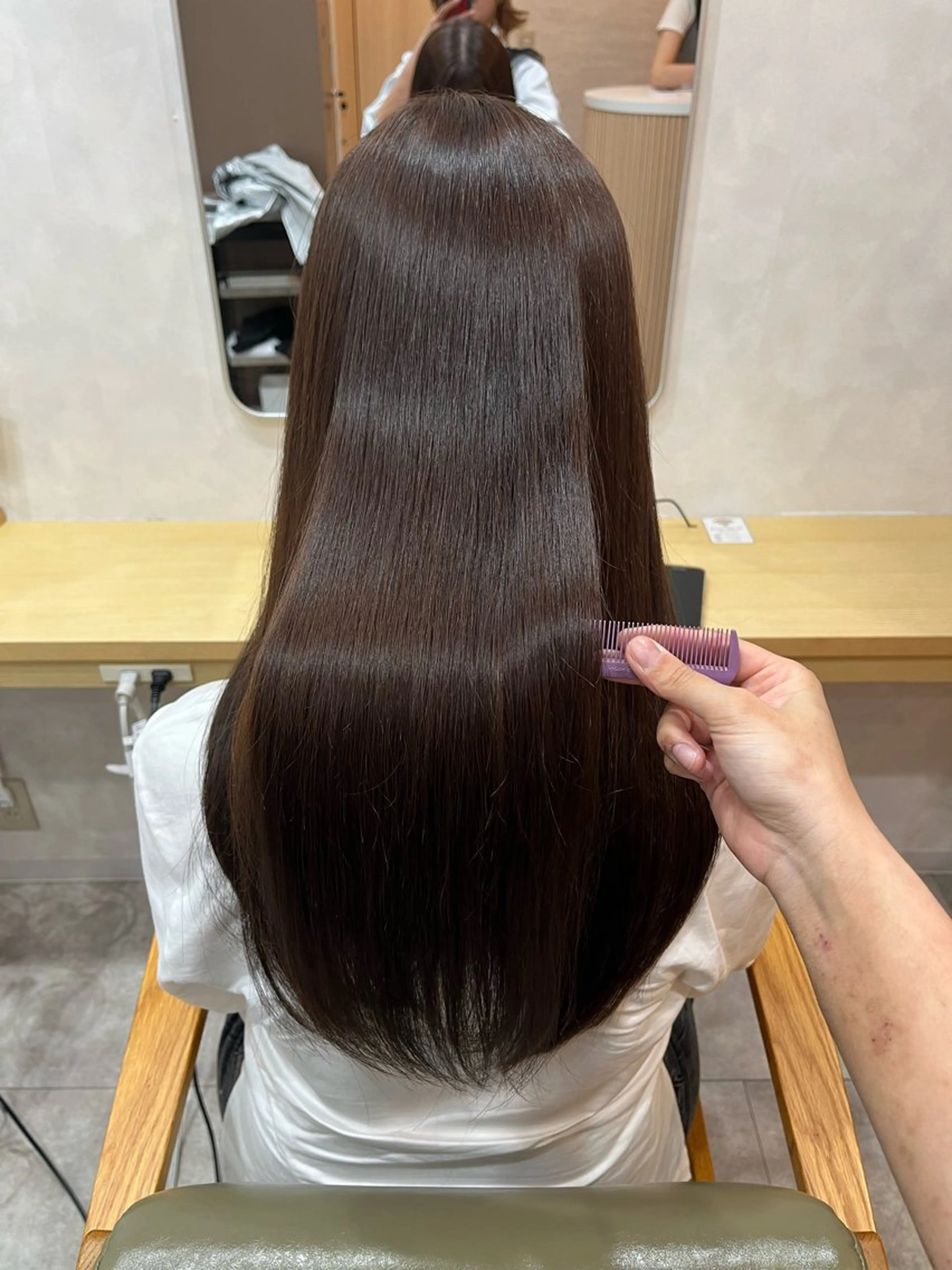 ロング カラー カット ヘアカラー トリートメント 髪質改善/レイヤー/ ボブ/磯野史歩のヘアスタイル