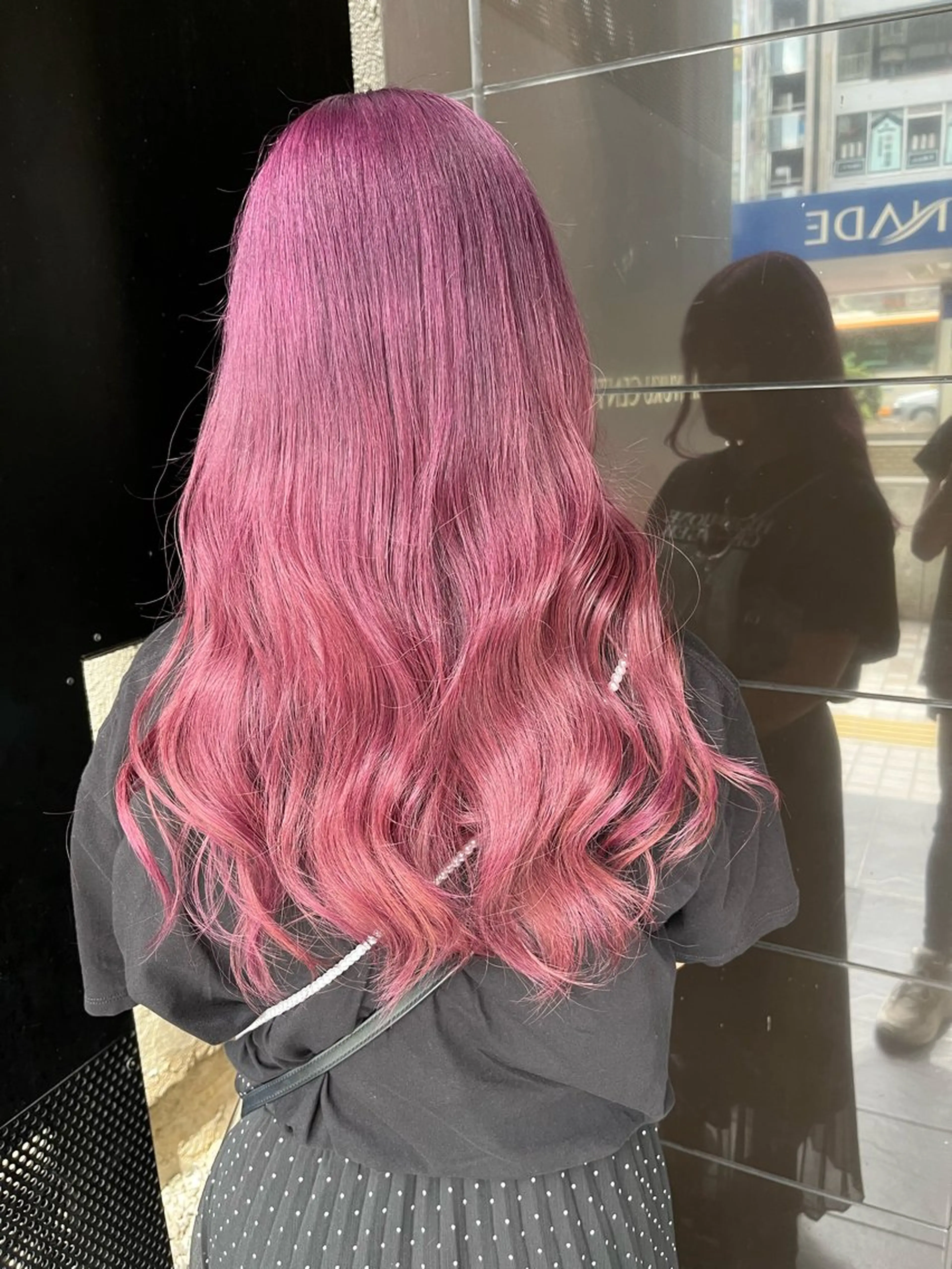 ロング 濱川響太レディース カットモデルのヘアスタイル