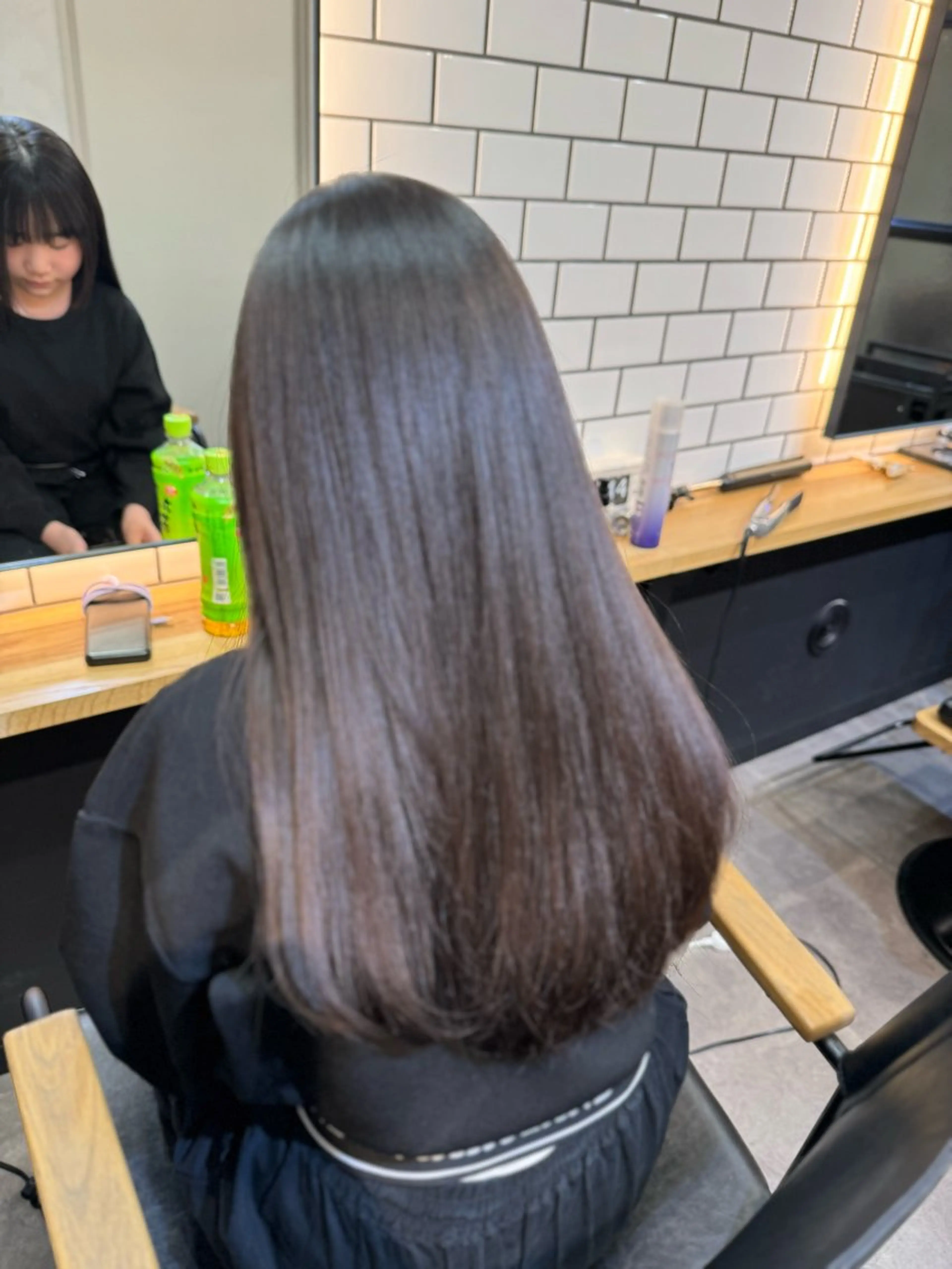 ミディアム ボブ 髪質改善 縮毛矯正 トリートメント 吉祥寺プルエクステ 🌟Hiraiのヘアスタイル