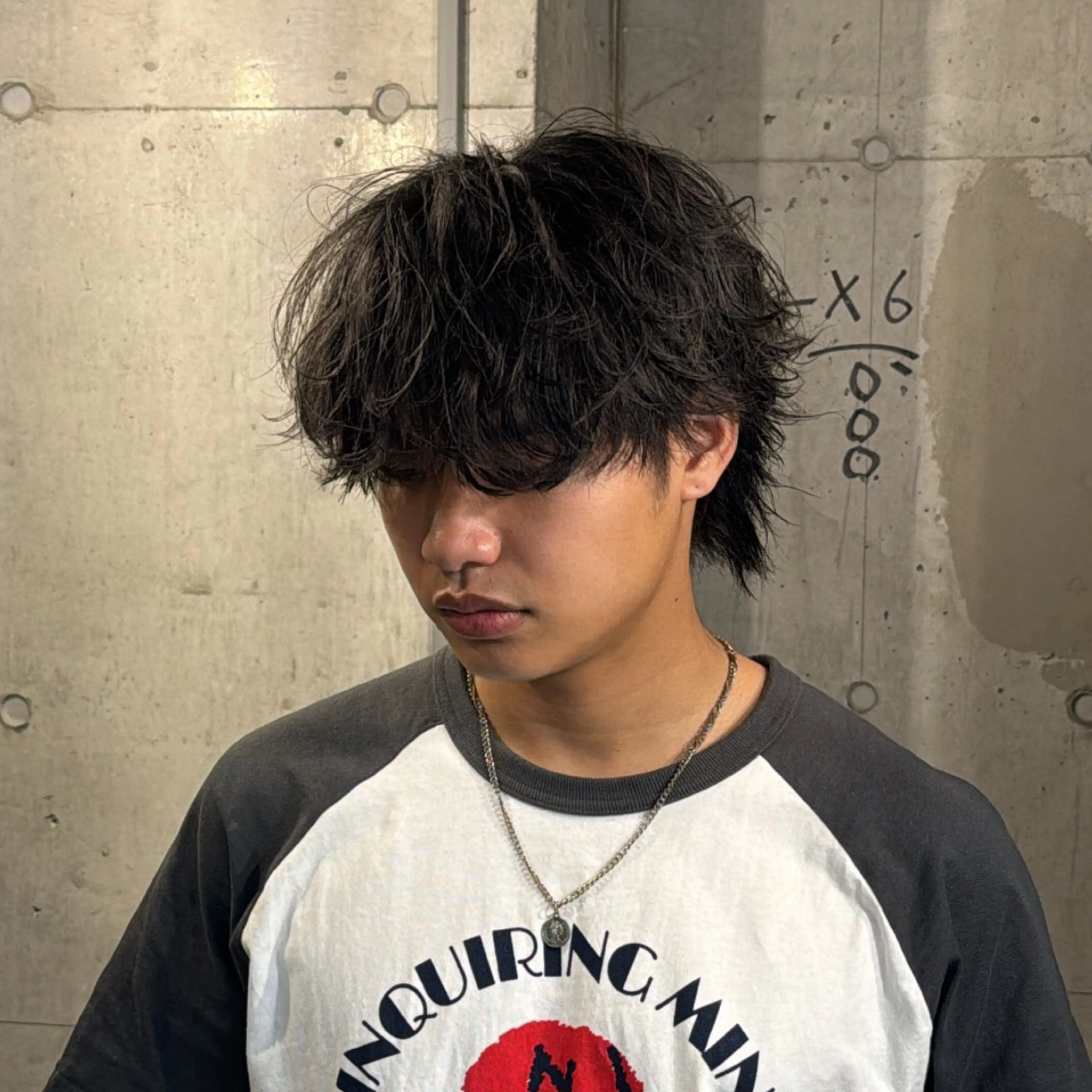 パーマ メンズ メンズパーマ カット パーマ ‎🤍モテ/メンズ KEISHO🩶のヘアスタイル
