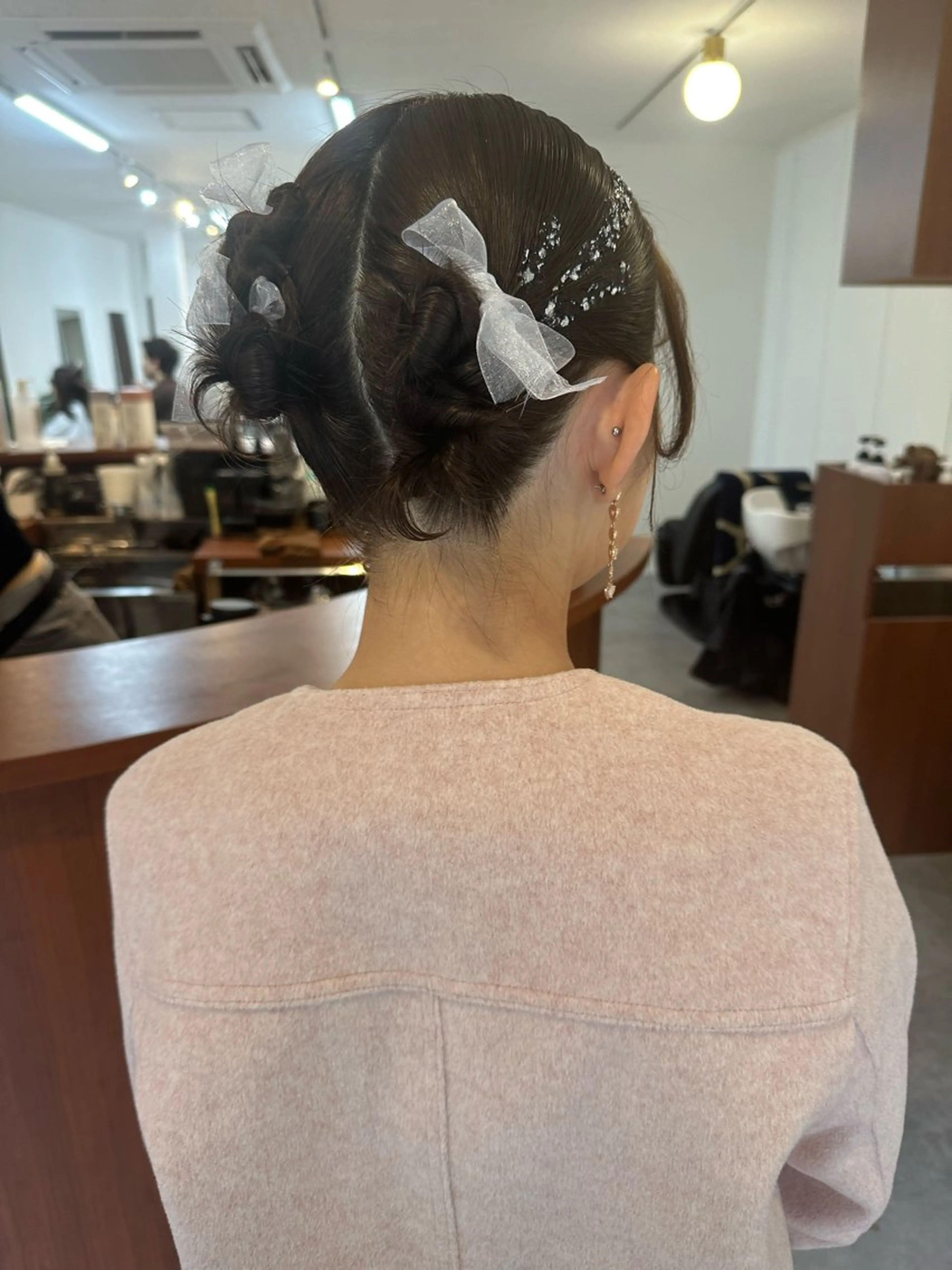 ミディアム ヘアセット 🌈トップデザイナー 金沢駅近nanamiのヘアスタイル