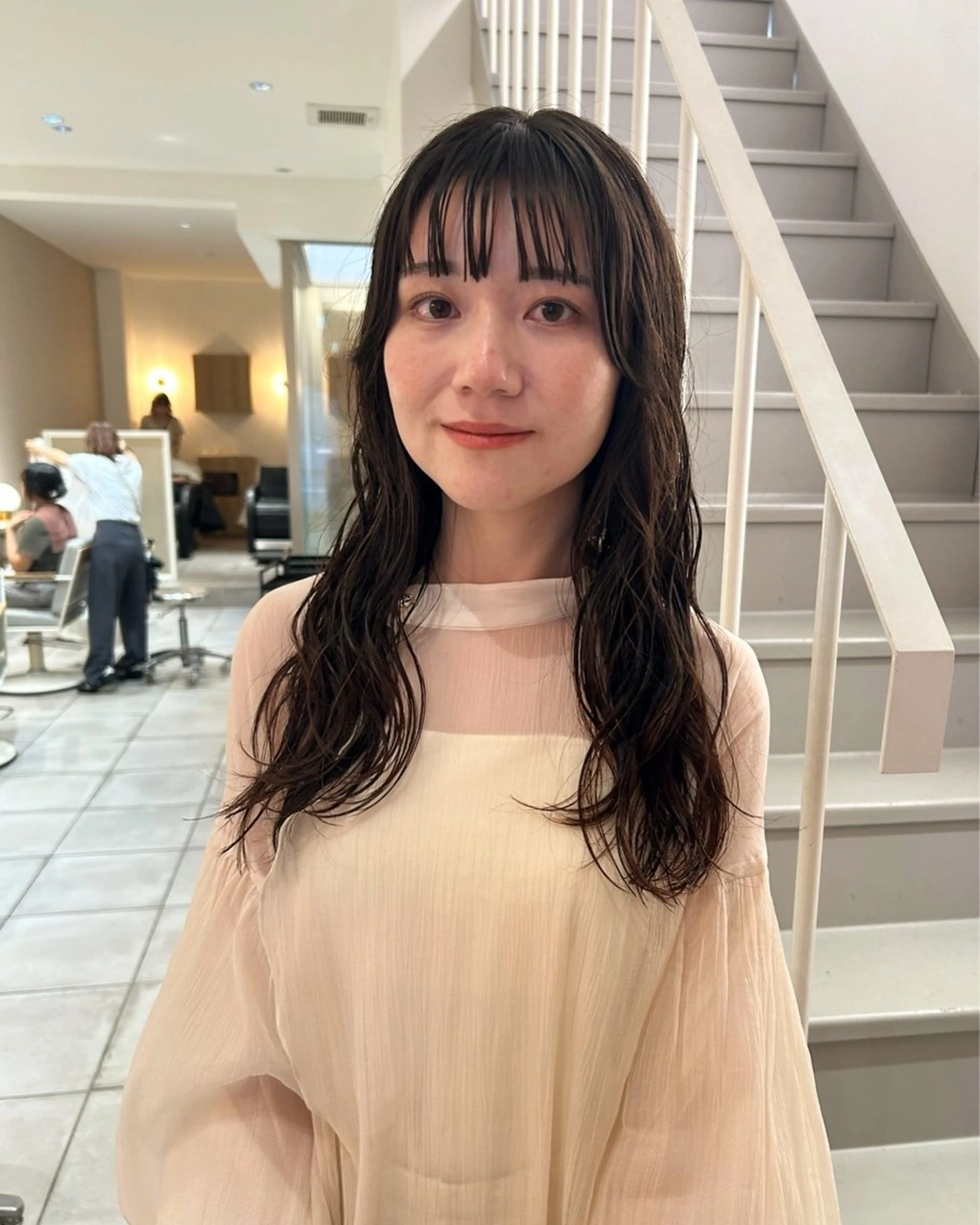 ロング パーマ hanabi /melt西梅田のヘアスタイル