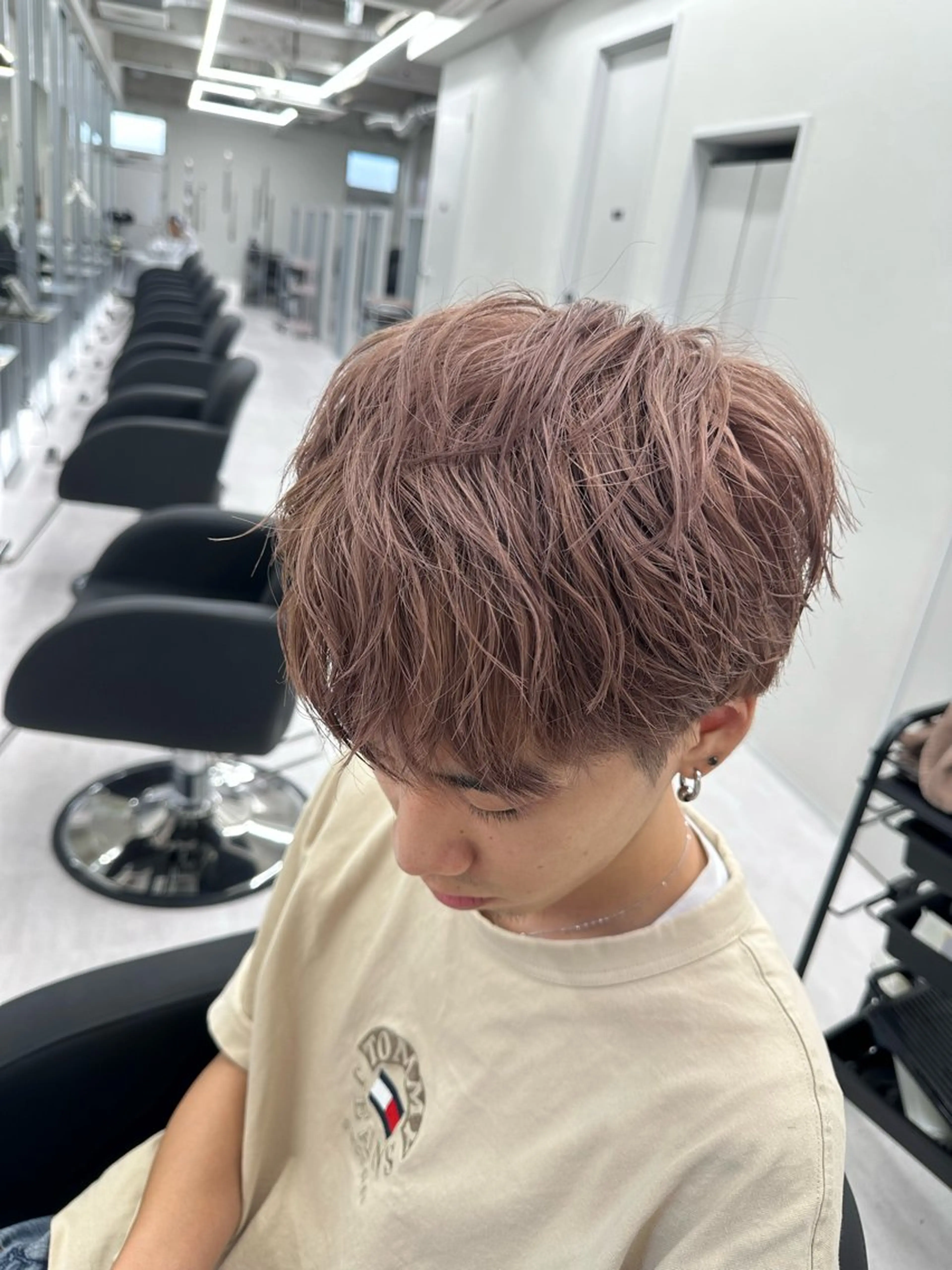 カラー タケ透明感カラー No.1赤み消し職人のヘアスタイル