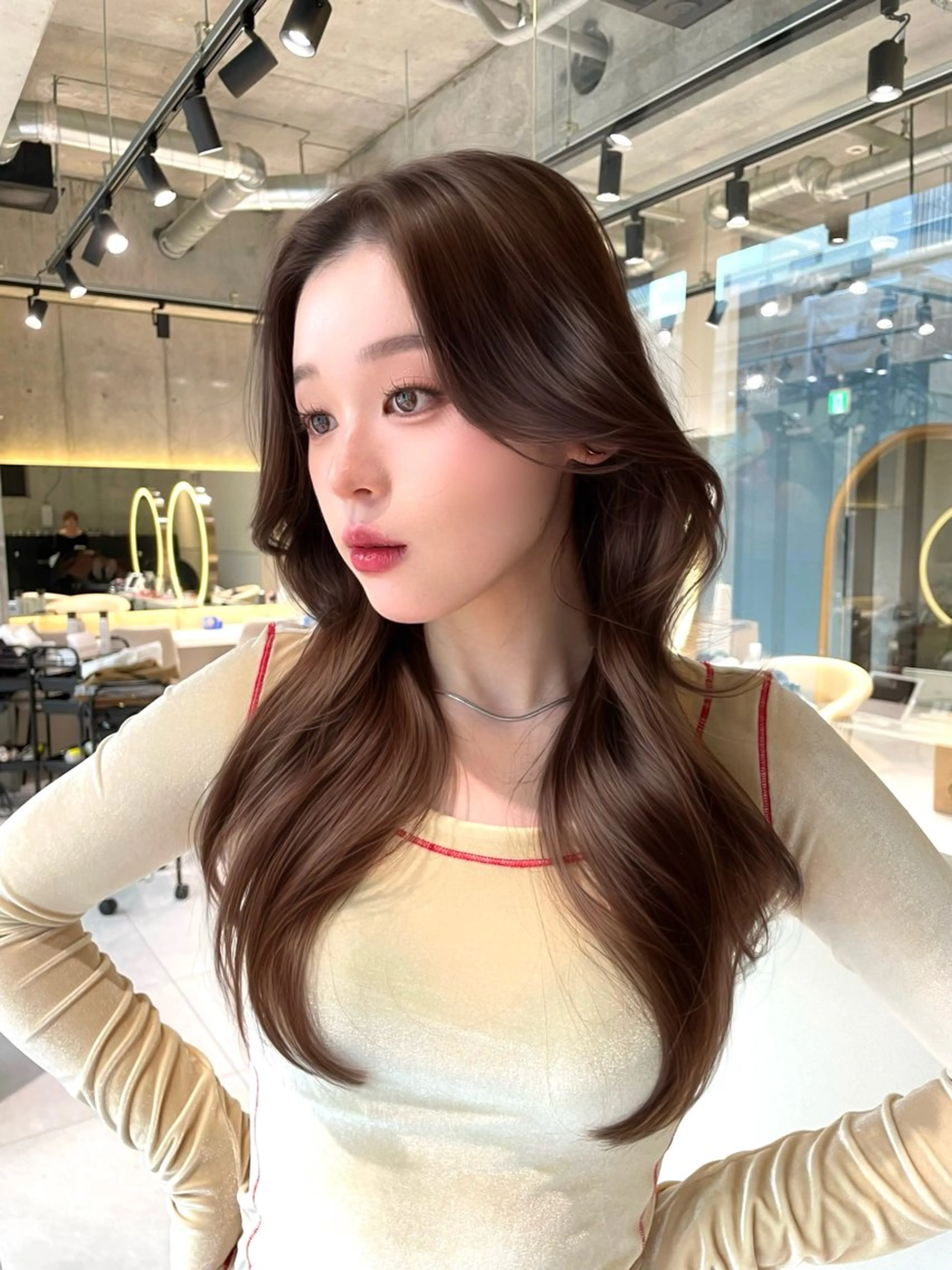 ロング カラー カット ヘアカラー トリートメント レイヤー/縮毛矯正 のマスター【タケル】のヘアスタイル