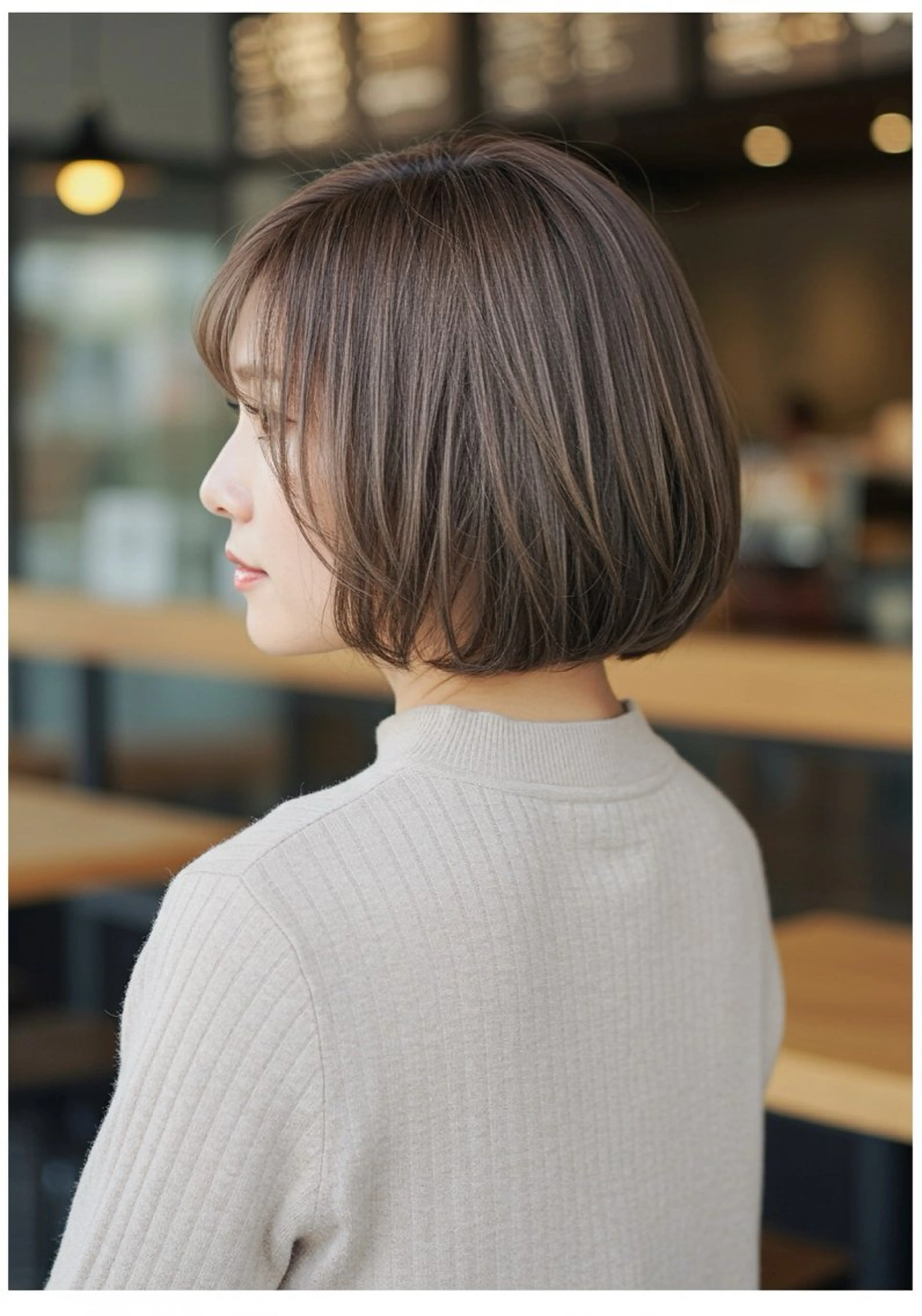 ショート 白髪率別白髪ぼかし /なおき/表参道のヘアスタイル
