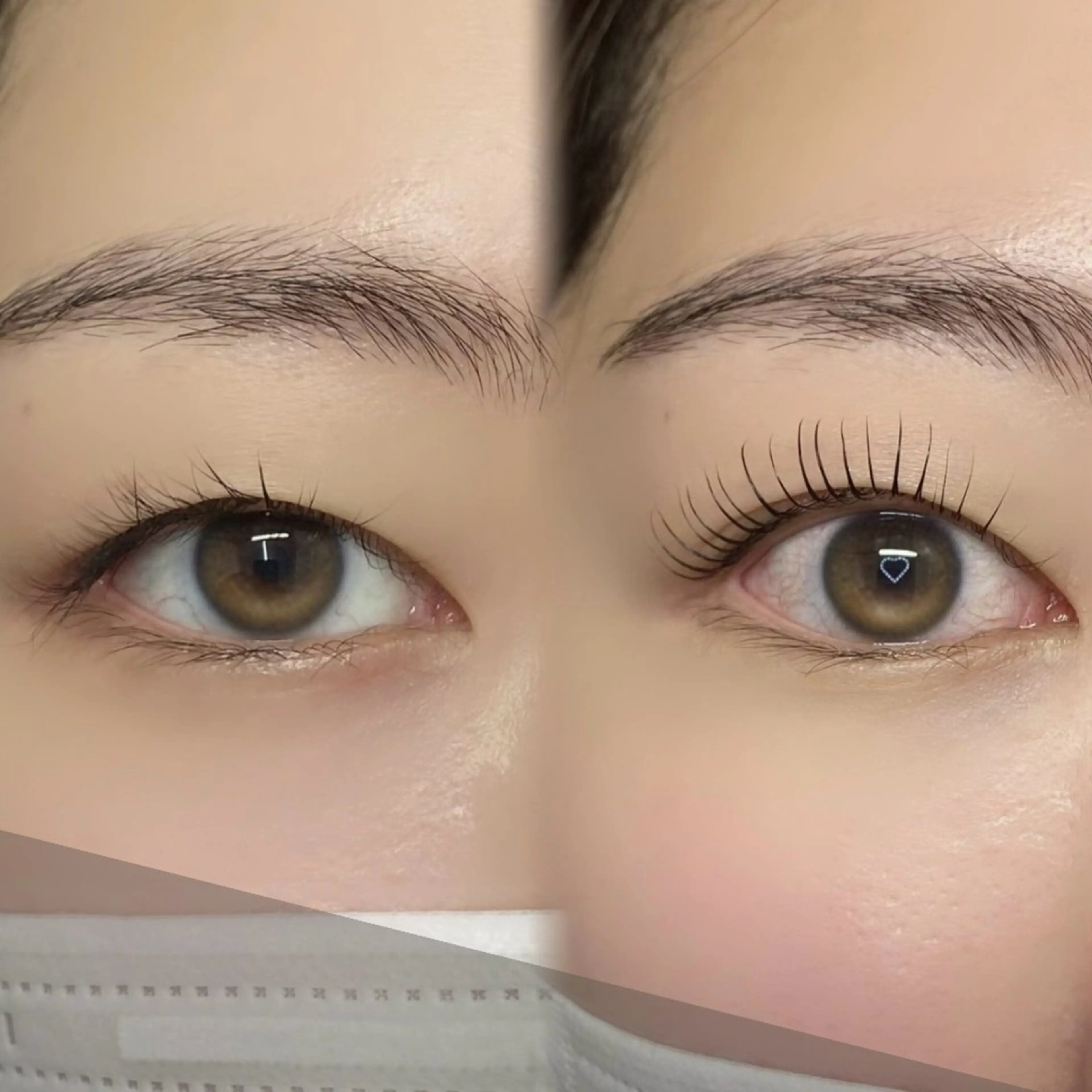 マツエク・マツパ 束感まつ毛 パリジェンヌラッシュリフト まつげパーマ ワンホンマツエク マツパ ruhe eyeのマツエク・マツパデザイン