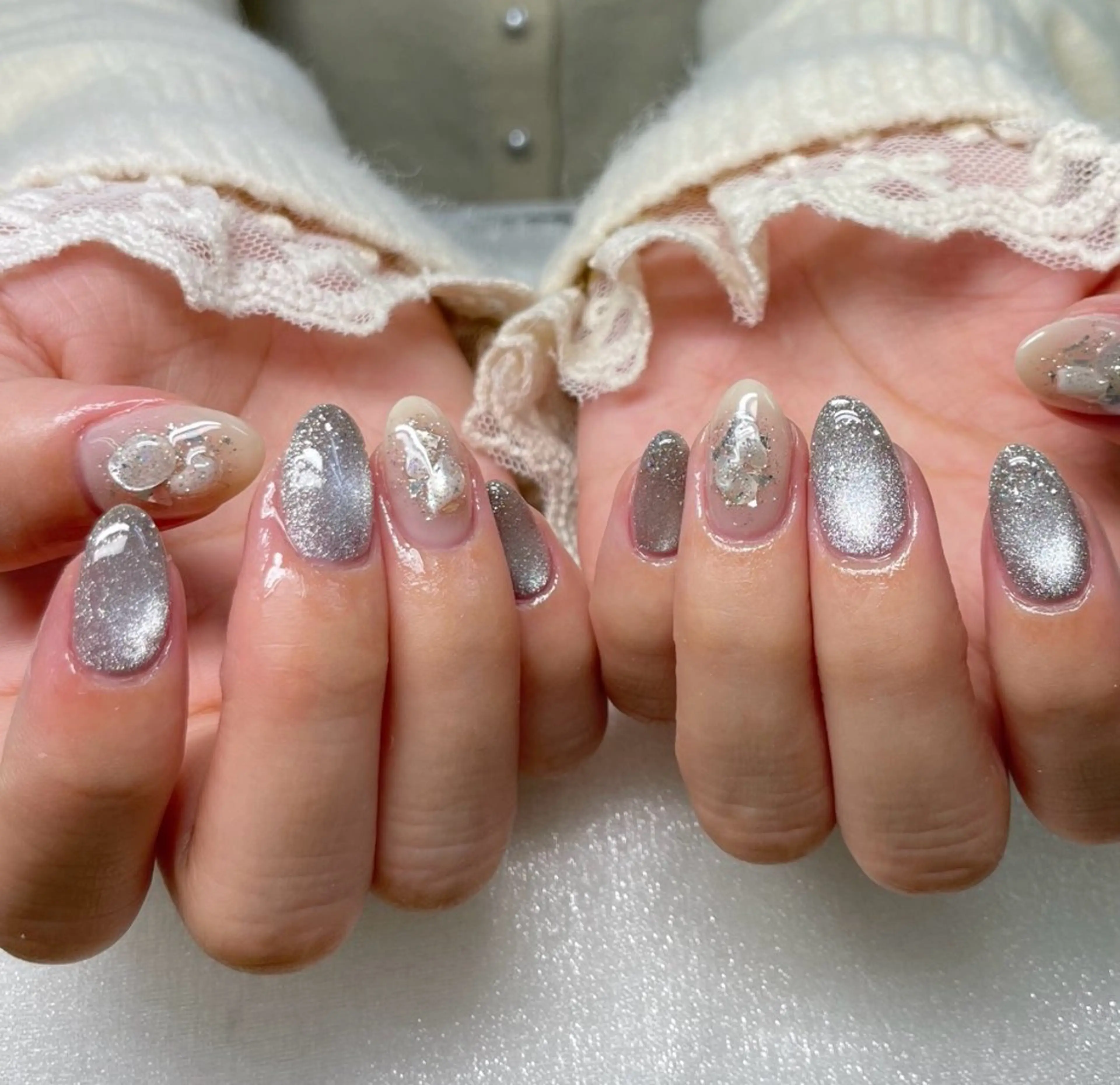 ネイル ハンドネイル Bianca🎀 ONODERAのネイルデザイン