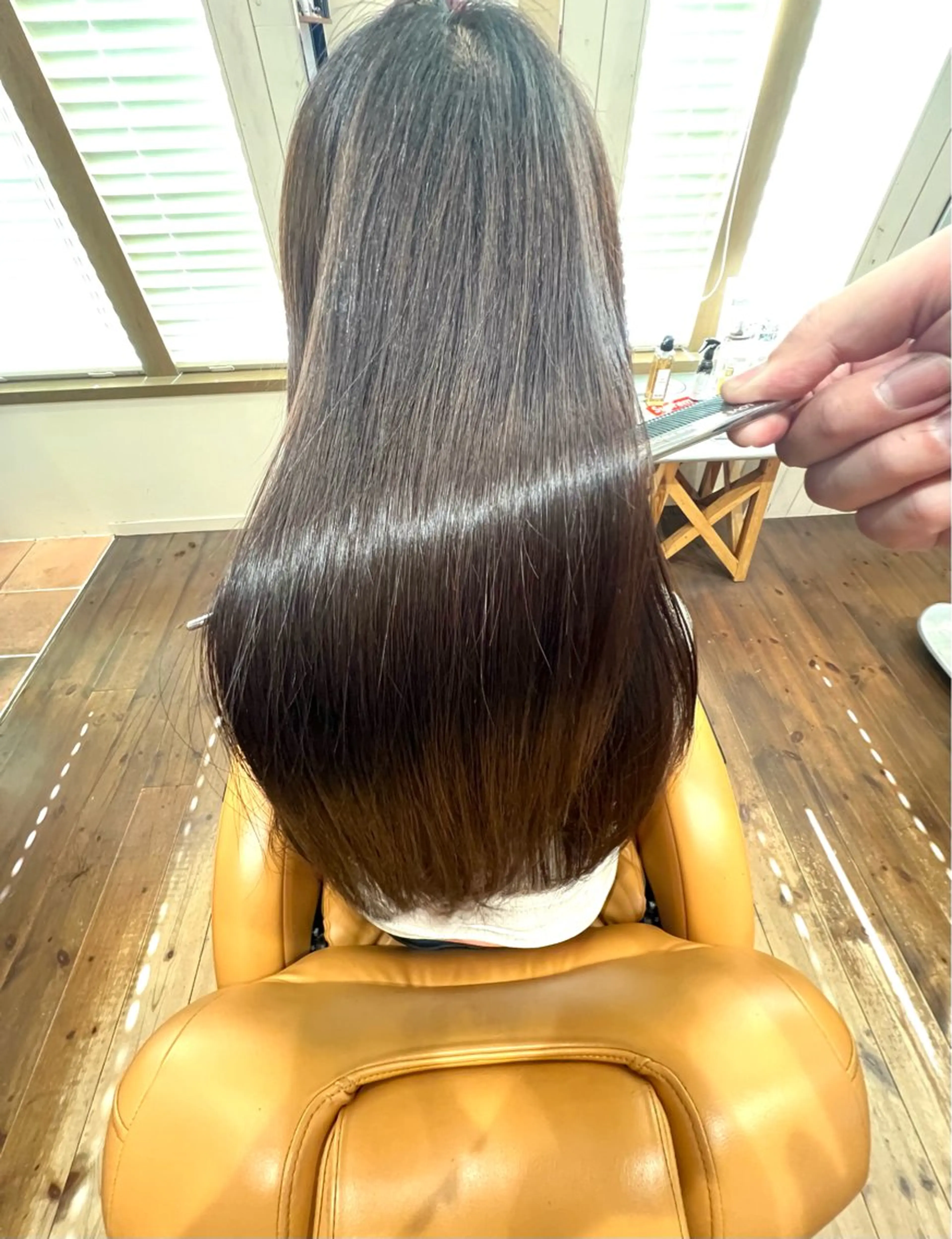 ロング 縮毛矯正 modeRita所属・荒井 博和【艶髪特化】のヘアスタイル