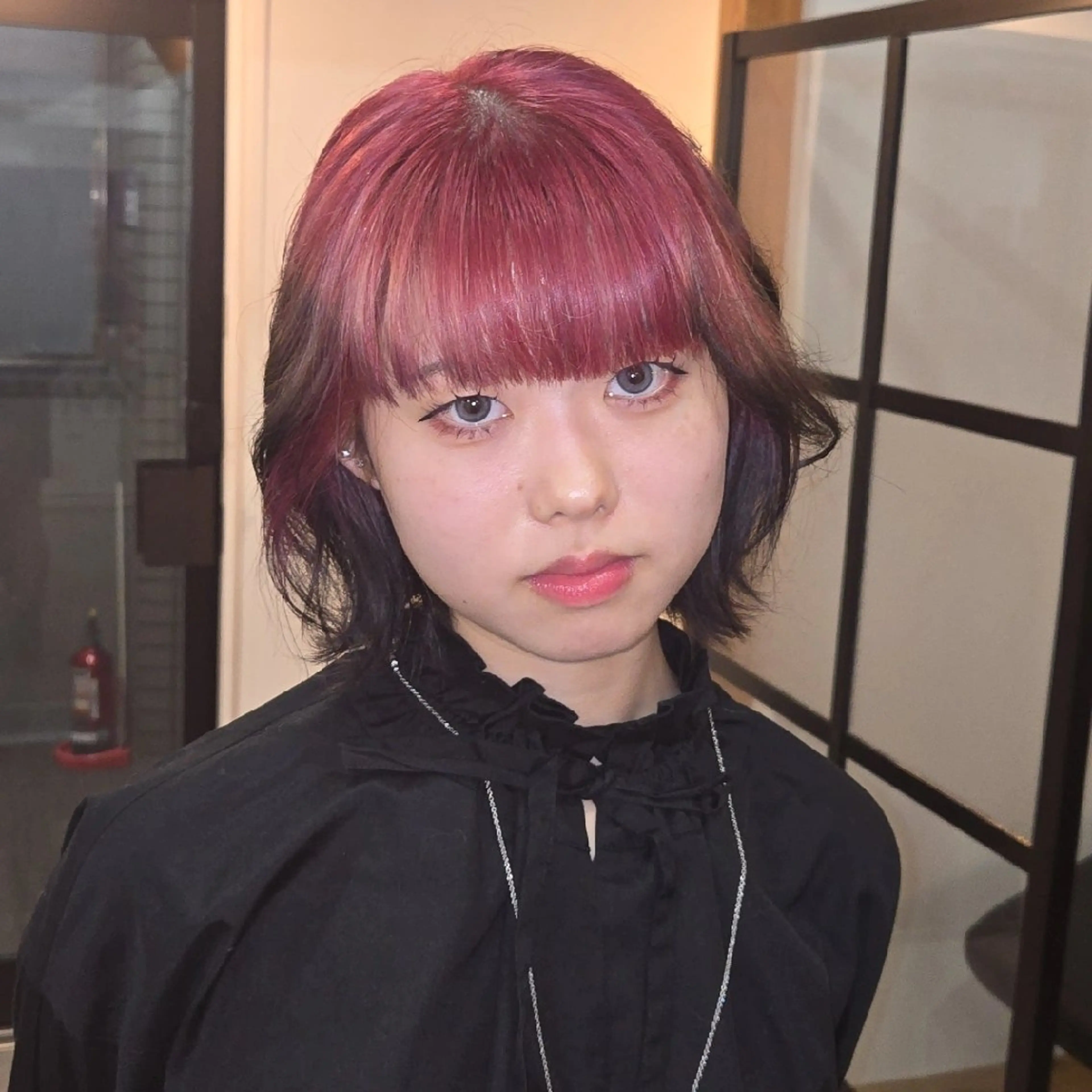 ミディアム カラー ヘアカラー トリートメント ケアブリーチ特化 same 🦈のヘアスタイル