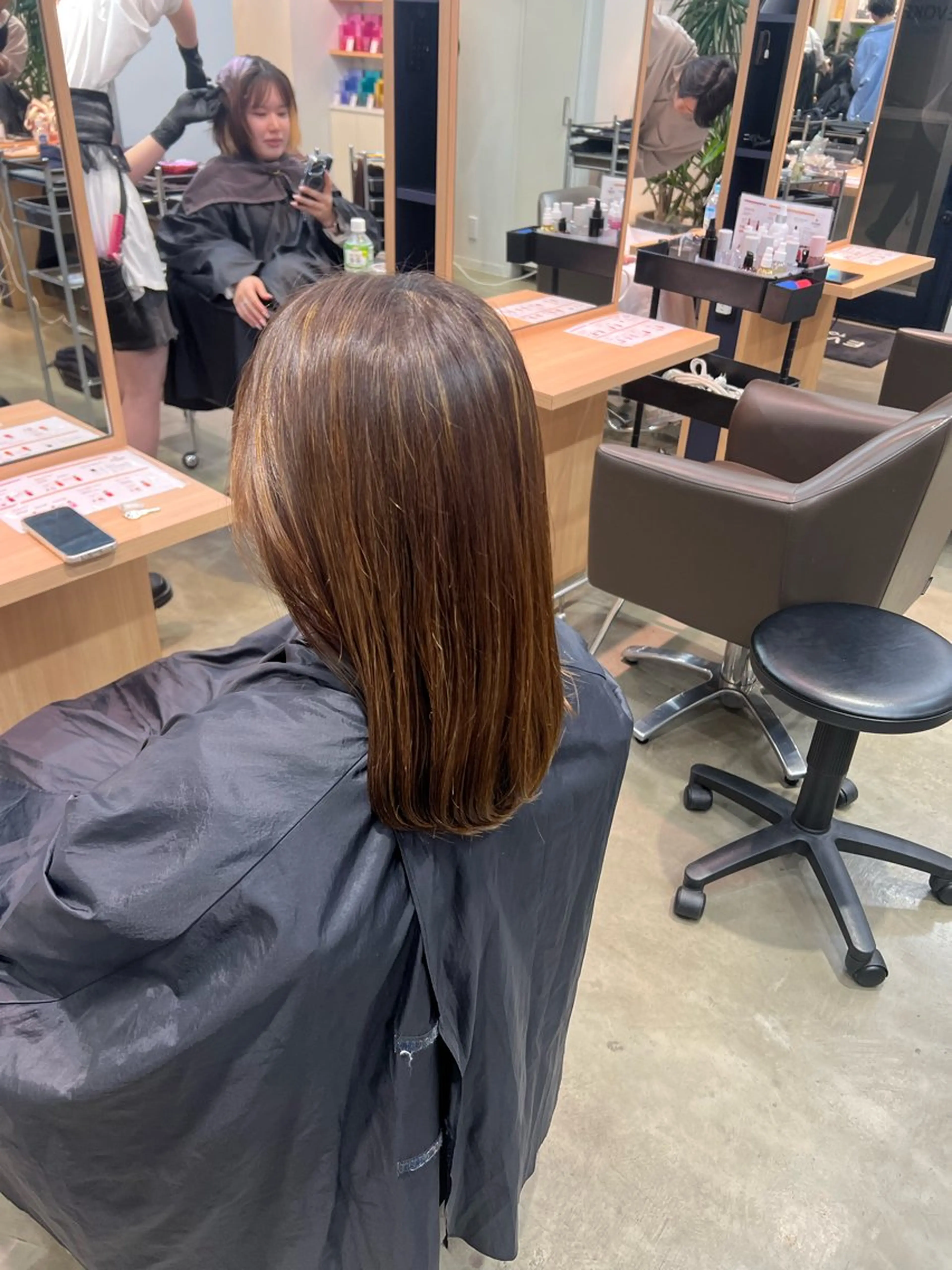 カラー ハイライトカラー Omnis所属・山中 欧輔のヘアスタイル