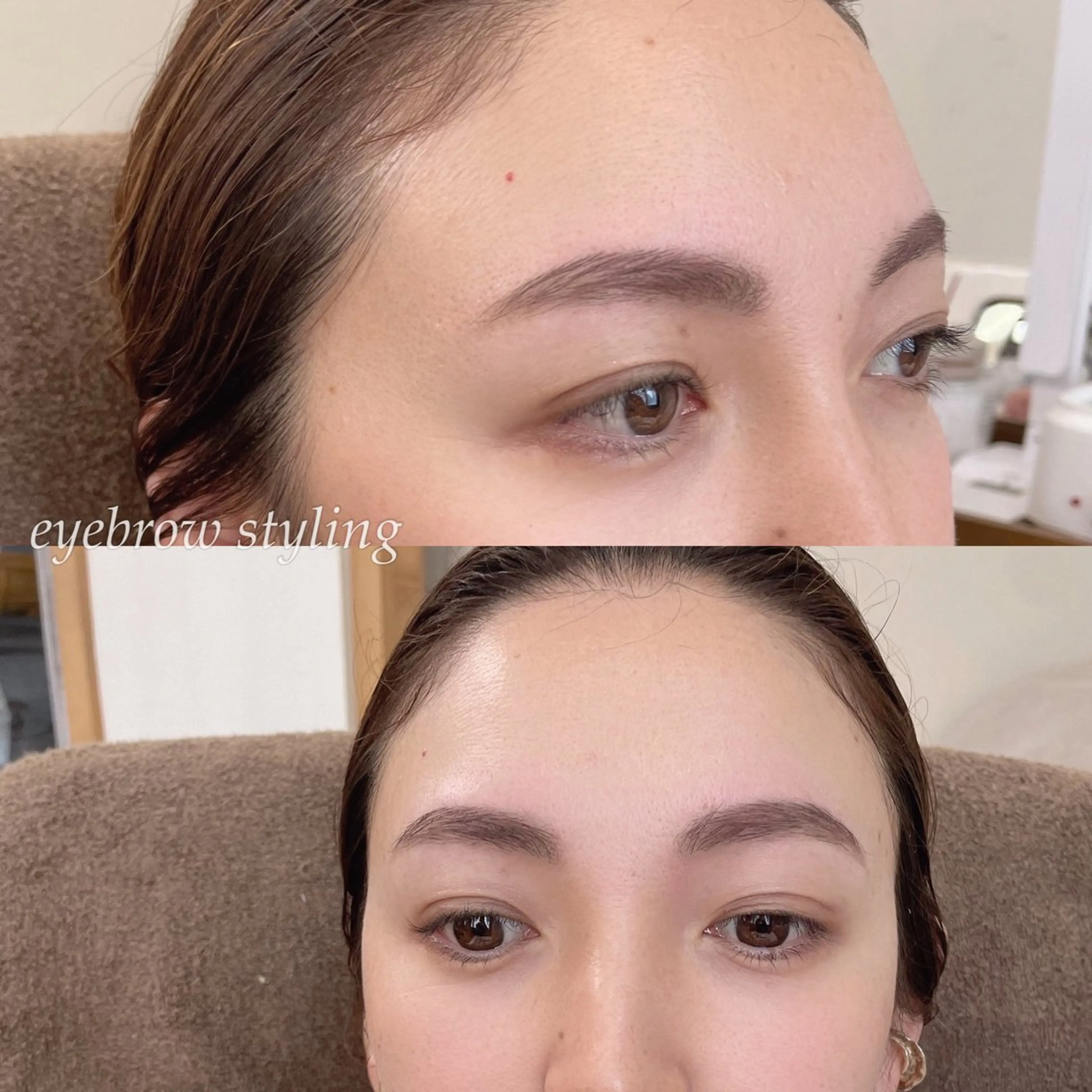 アイブロウ ワックス脱毛 le rire 鶴巻🌷のマツエク・マツパデザイン