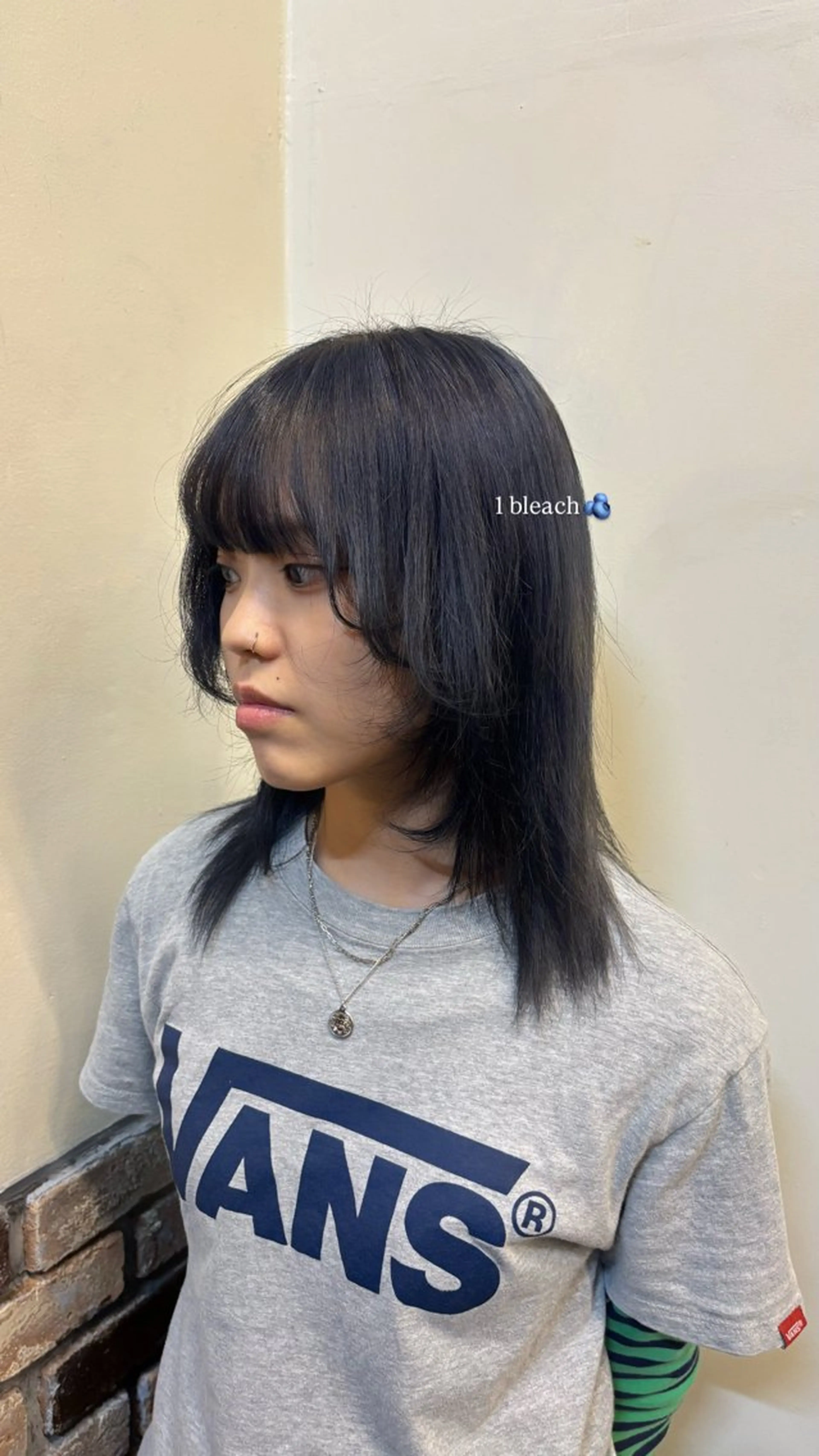 ミディアム 大阪／ハイトーン ／アレンジ／りなのヘアスタイル