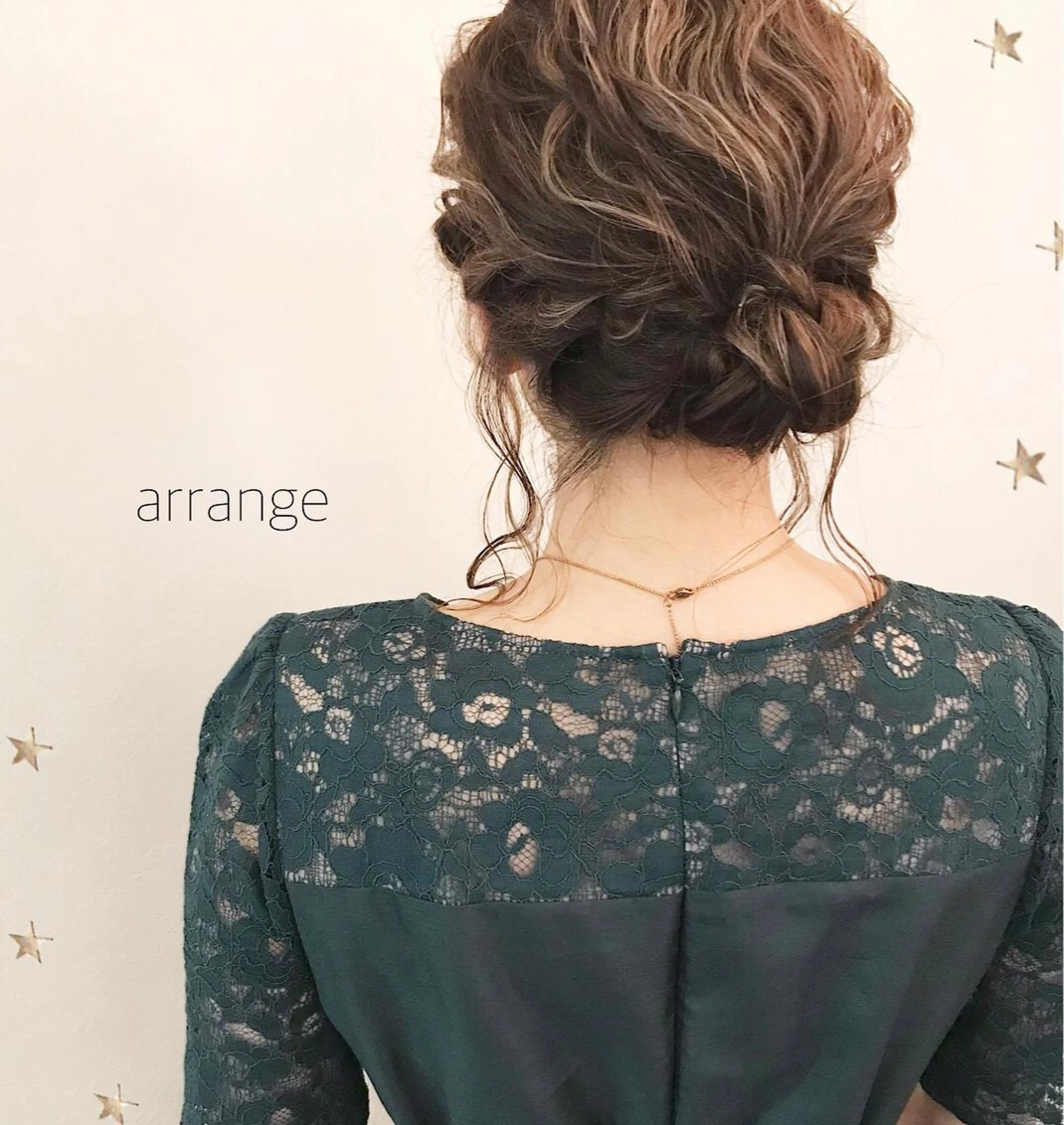 ミディアム ヘアアレンジ 市川 千夏のヘアスタイル