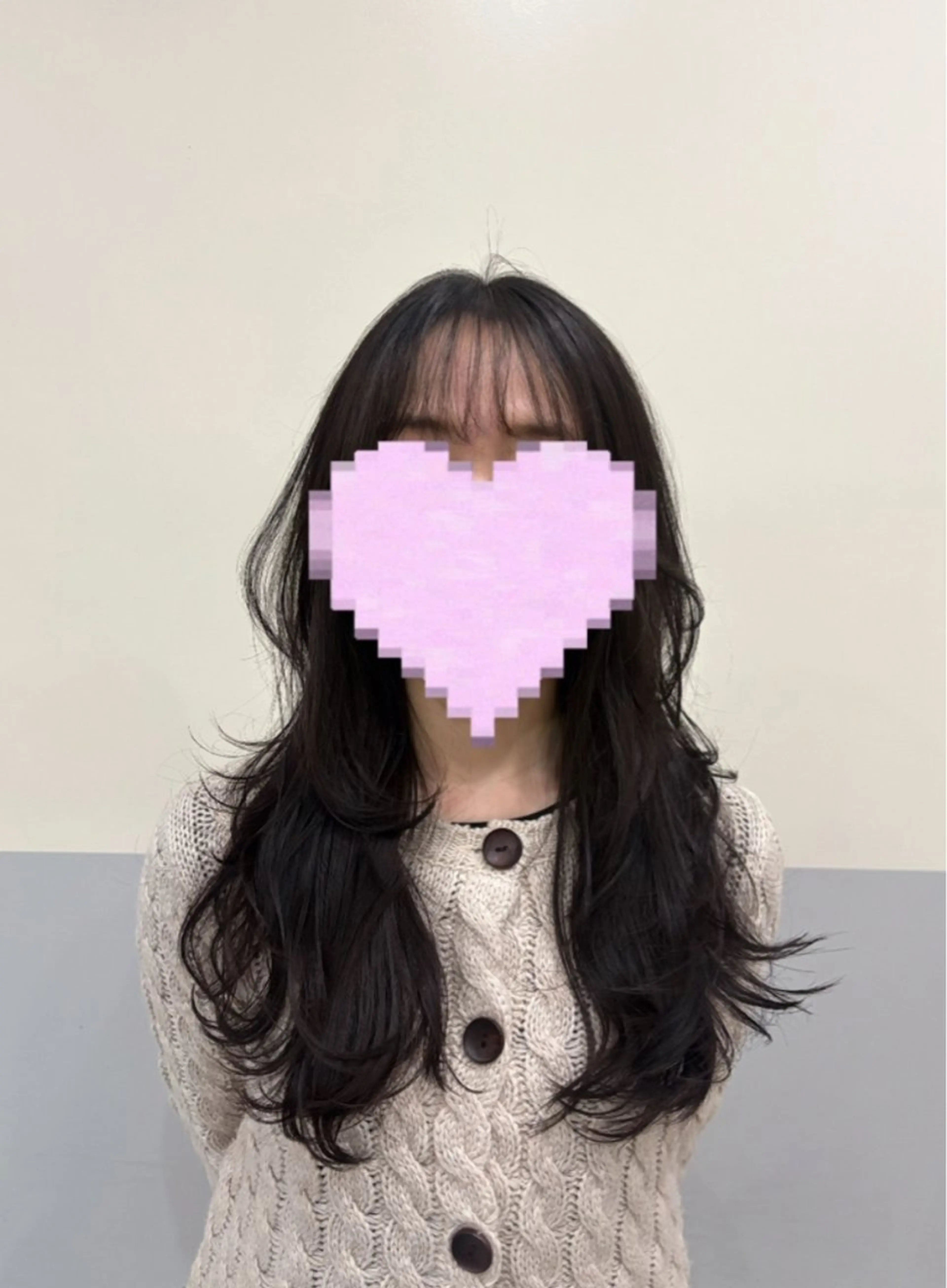 ロング レイヤーカット 鈴木 美由華/透明感カラーのヘアスタイル