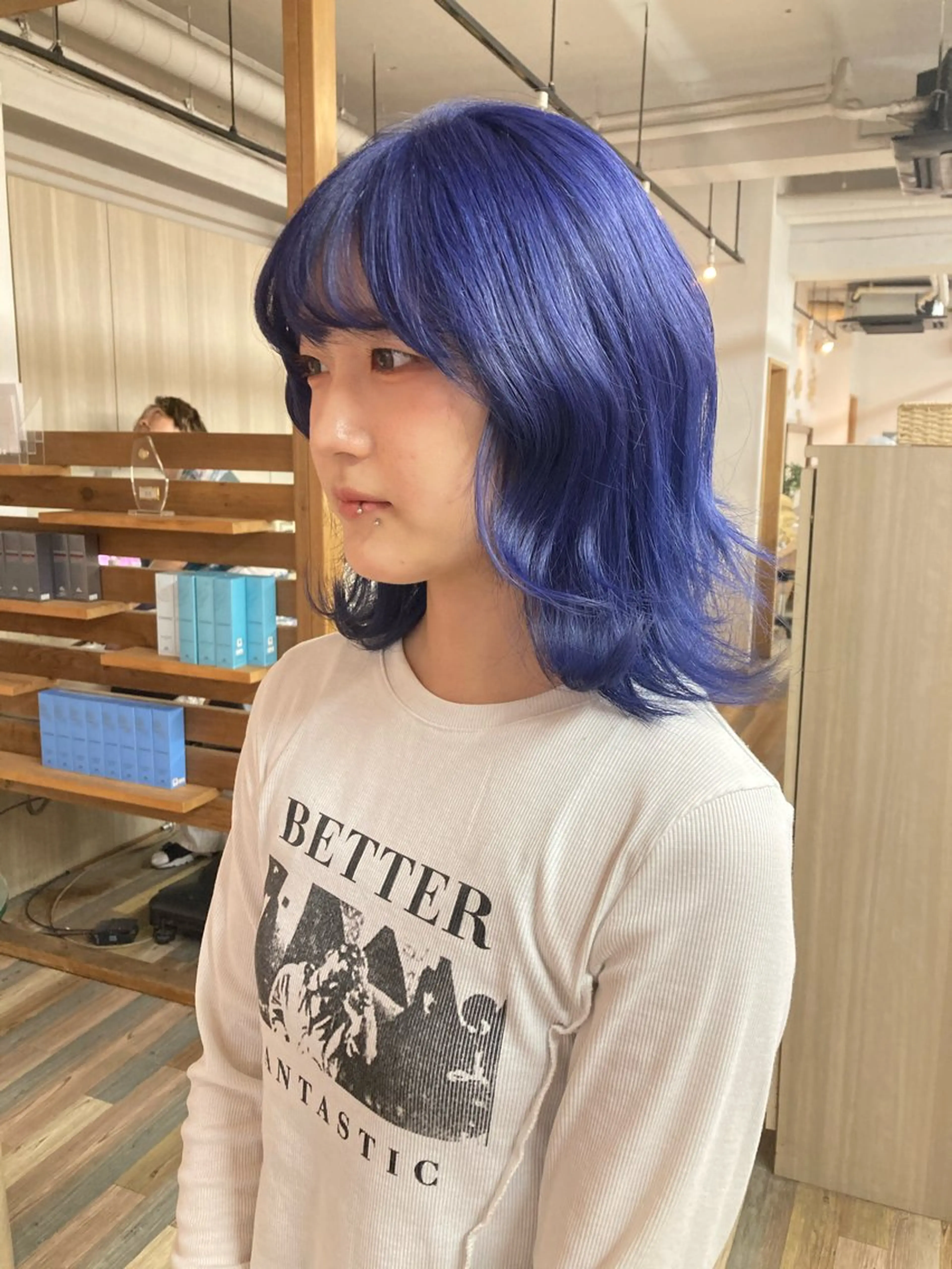 ミディアム カラー ヘアカラー トリートメント ヘアセット ✂️似合わせの魔術師 石田一樹✂️のヘアスタイル