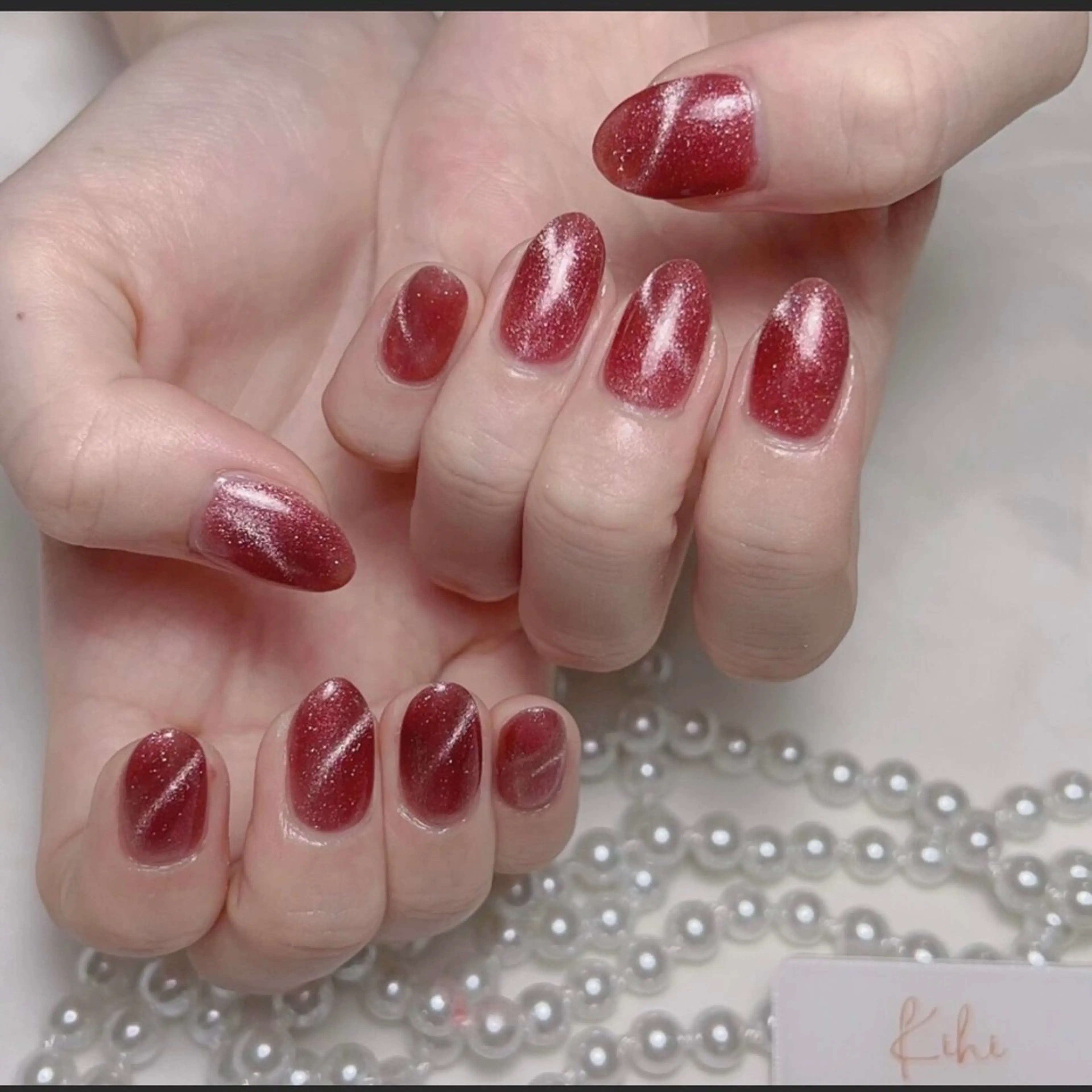 ネイル アートネイル フレンチネイル ジェルネイル グラデーション 韓国ネイル ハンドネイル ハンドケア さくら💮💮 【オフ無料】のネイルデザイン