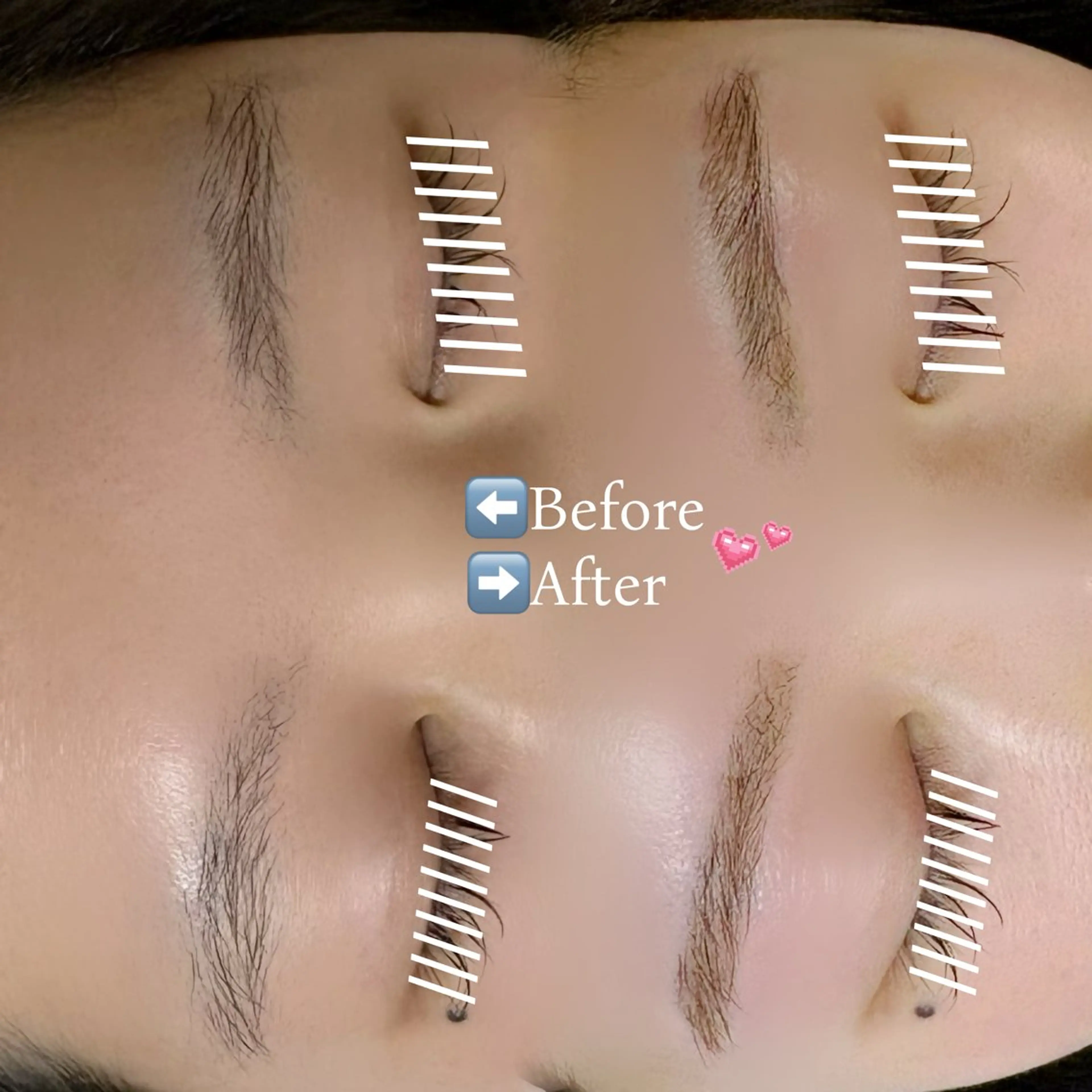 アイブロウ 眉毛ワックス脱毛 Eyesalon Lunelのマツエク・マツパデザイン