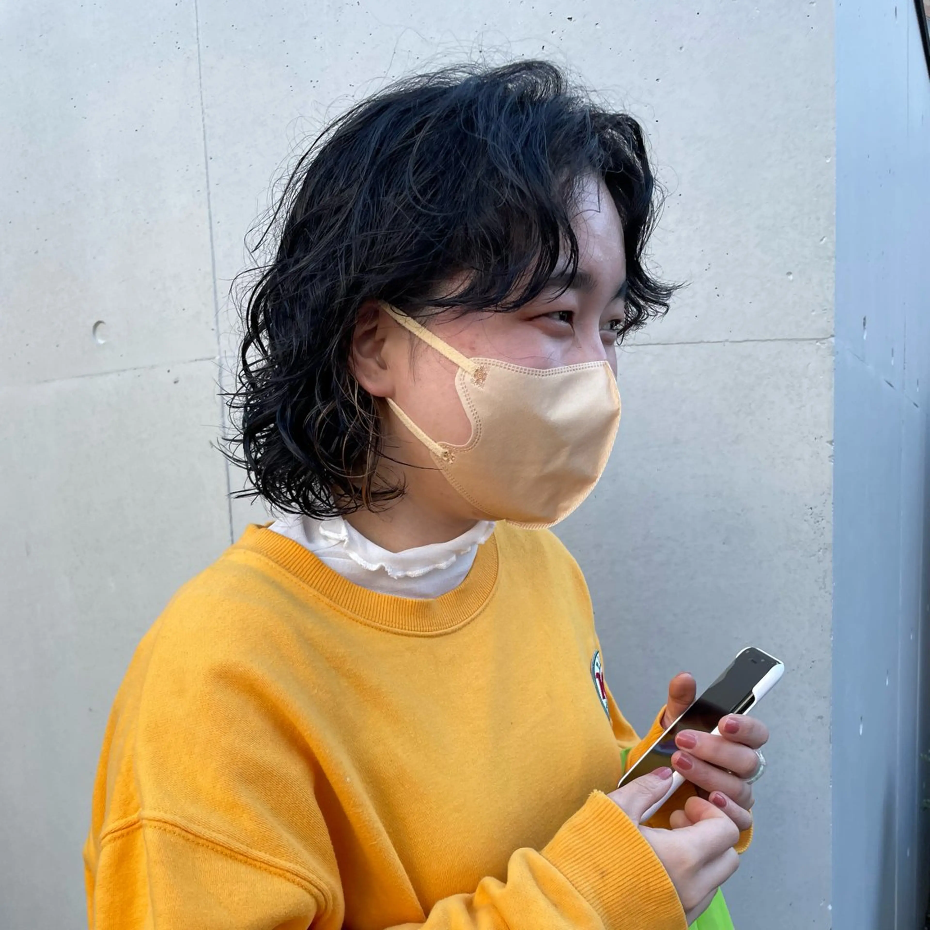 ショート ショートヘア ウルフカット カット パーマ 🌈圧倒的デザイン パーマ　関和希のヘアスタイル