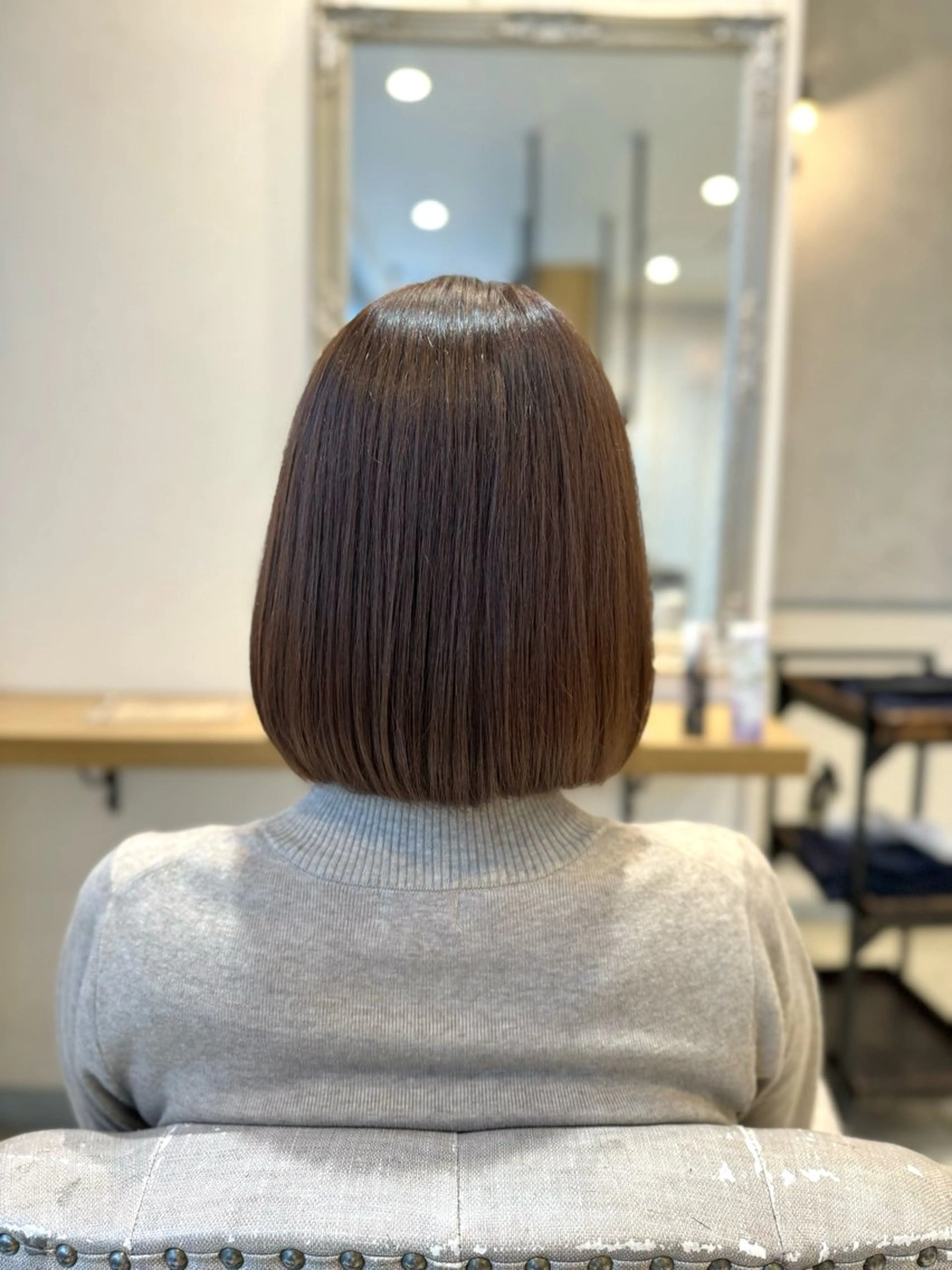 ミディアム カラー ボブ ショート/ボブ アンドウ☺︎のヘアスタイル