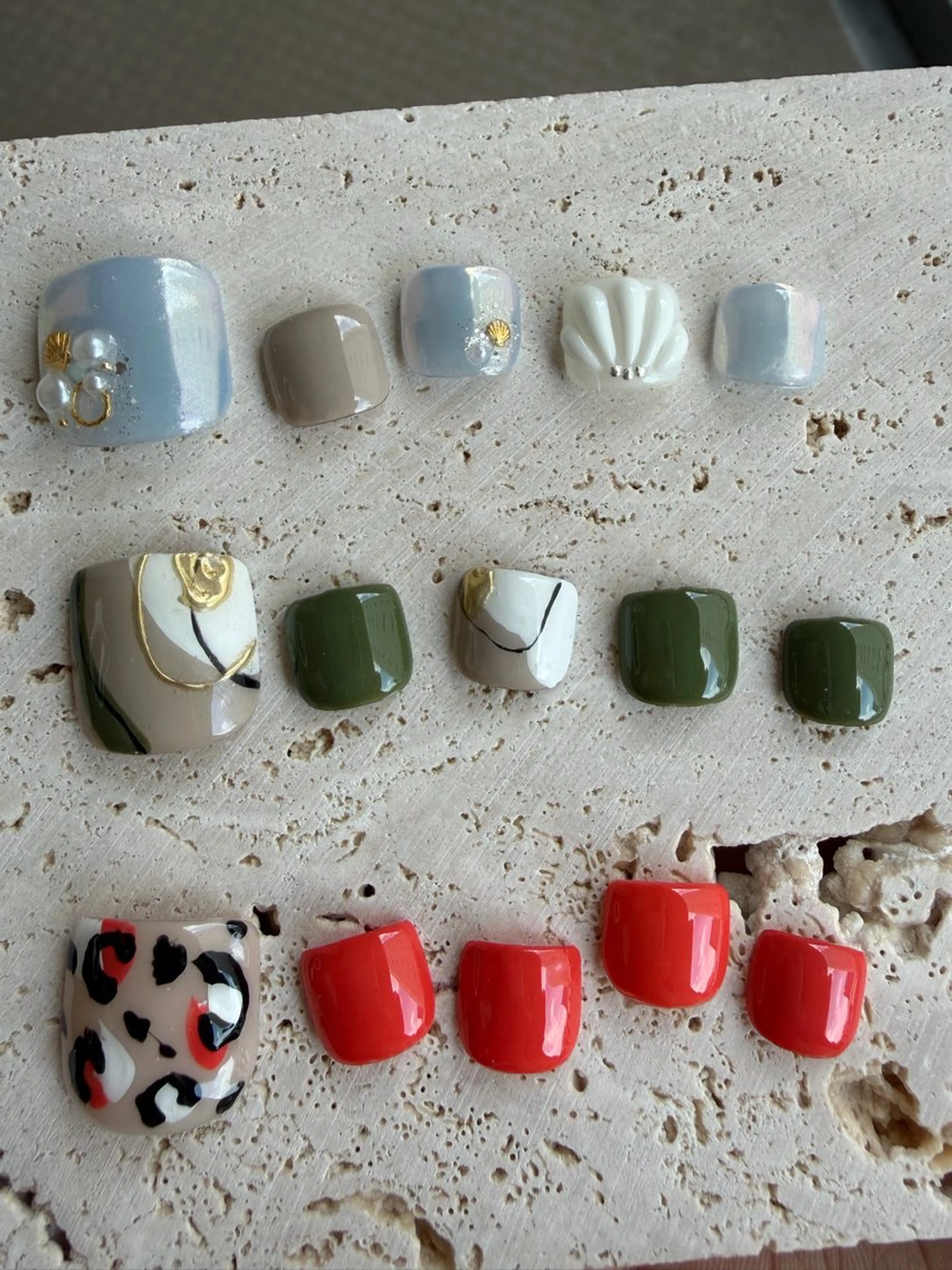 ネイル フットネイル ニュアンスネイル Re line megumiのネイルデザイン