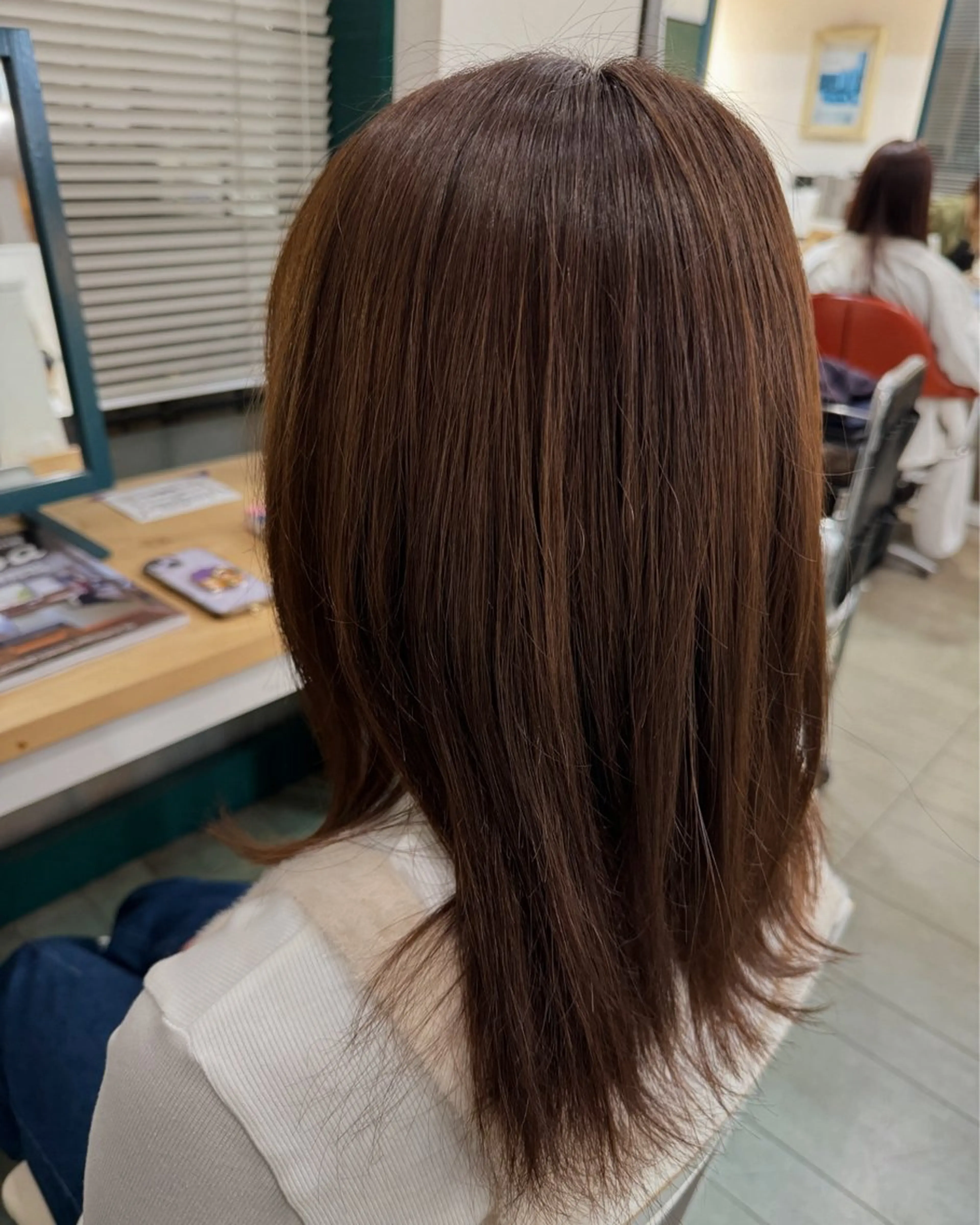 ロング カラー ヘアカラー 大塚 しおりのヘアスタイル