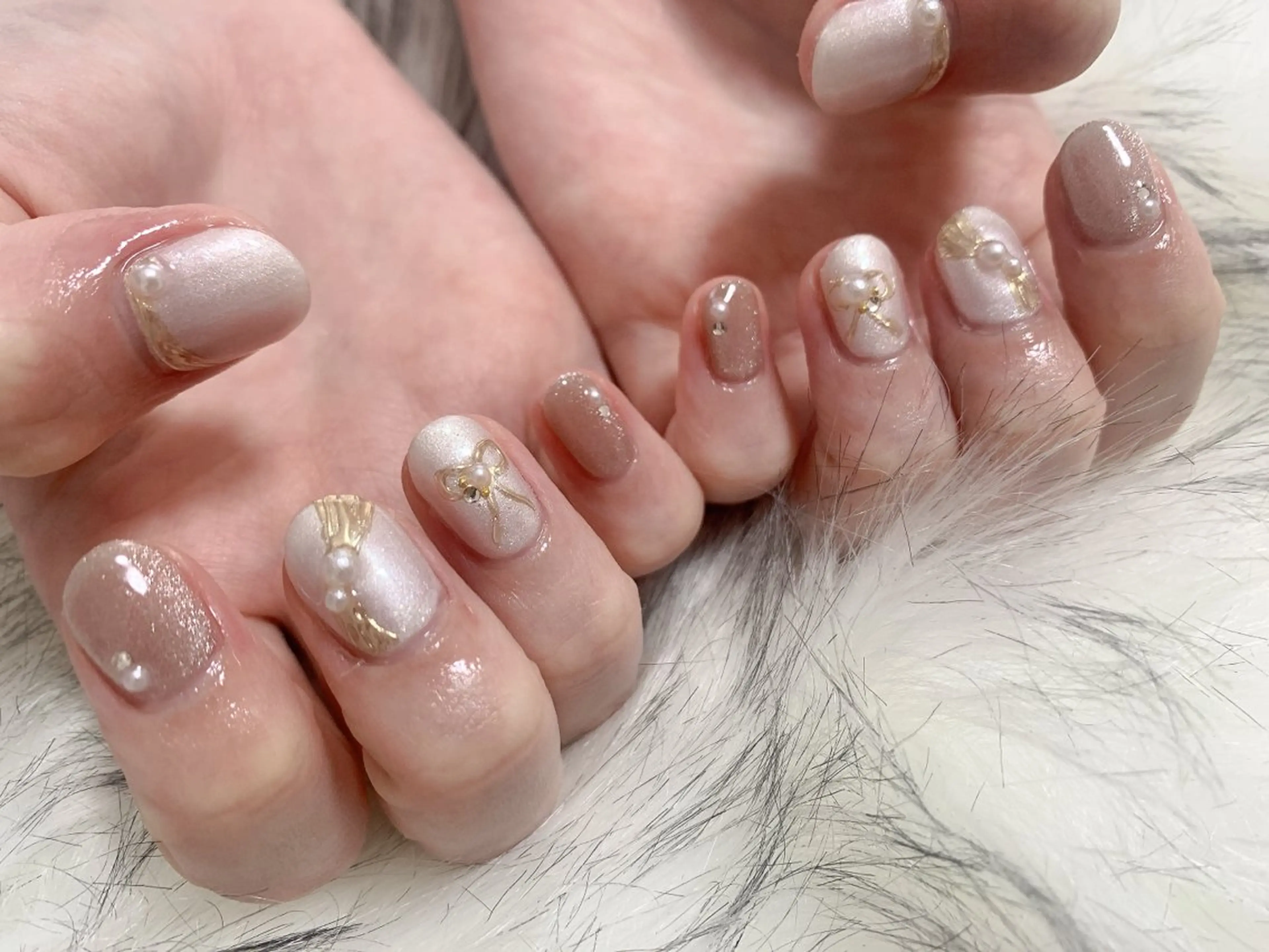 ネイル ジェルネイル 韓国ネイル マグネットネイル メンズネイル ミラーネイル kiki nail たまプラーザのネイルデザイン