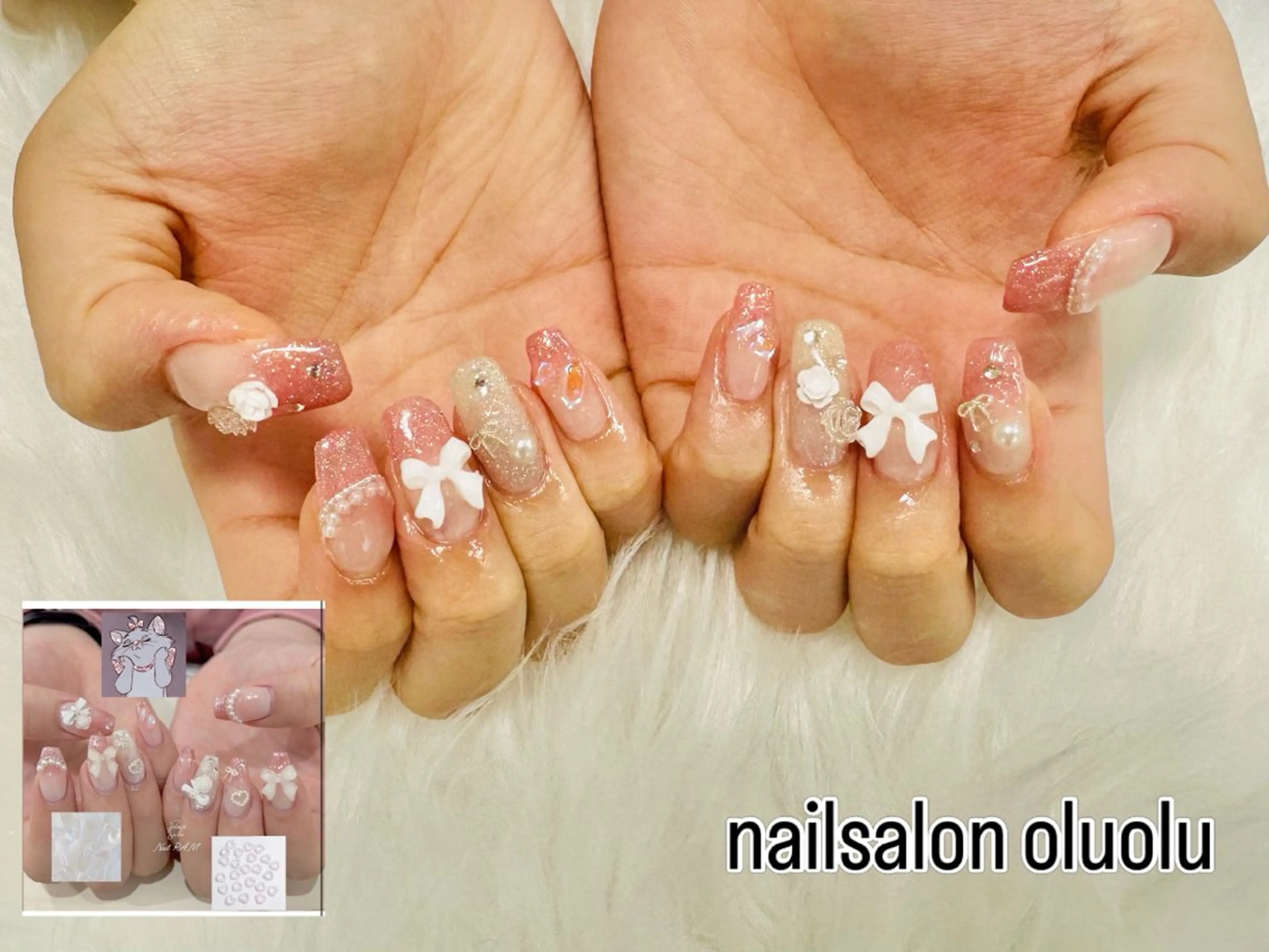 ネイル 持ち込み nailsalon oluoluのネイルデザイン