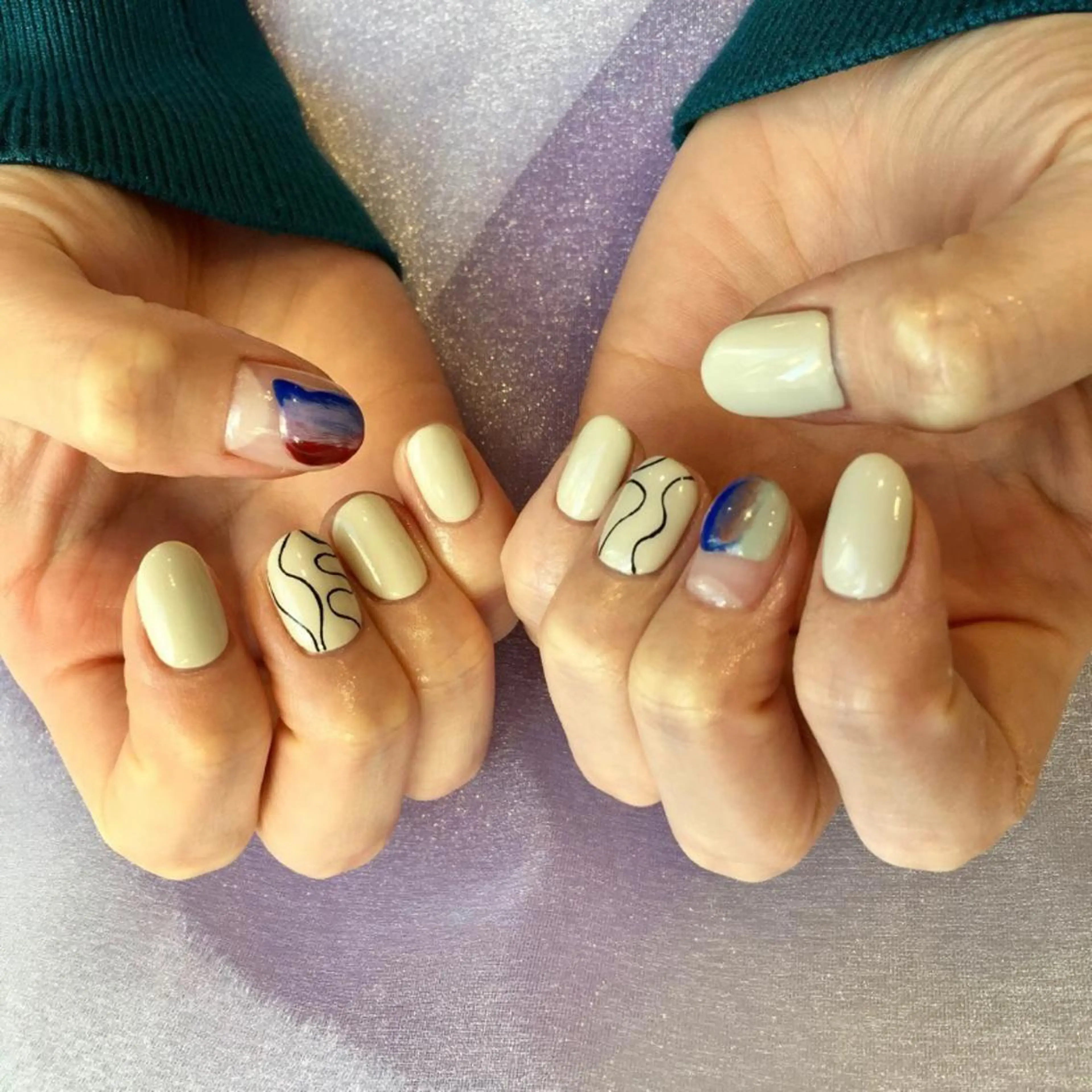 ネイル 鎌田 玲奈のネイルデザイン