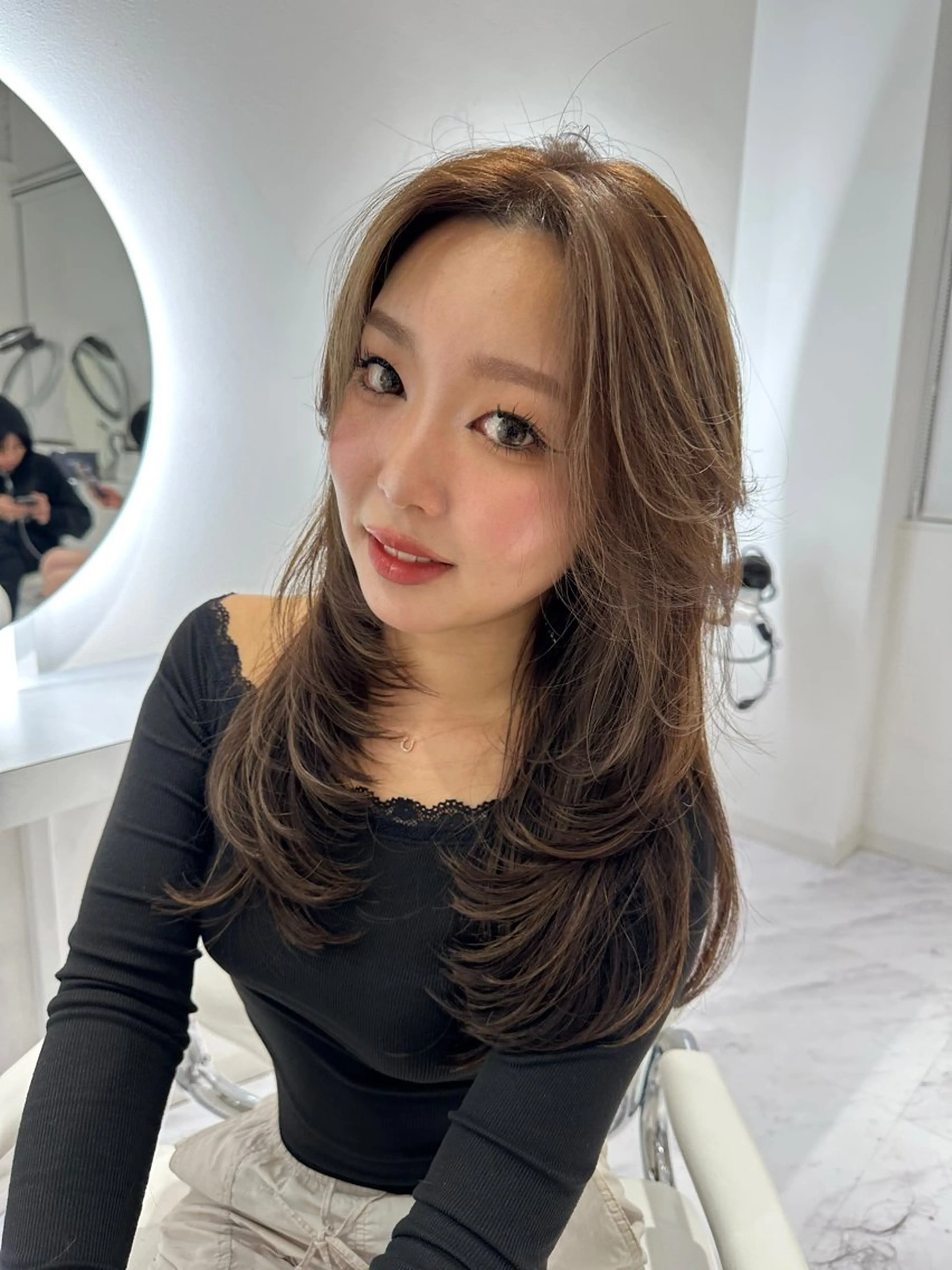 ロング レイヤーカット 上野/海外hair/ レイヤー/Anriのヘアスタイル