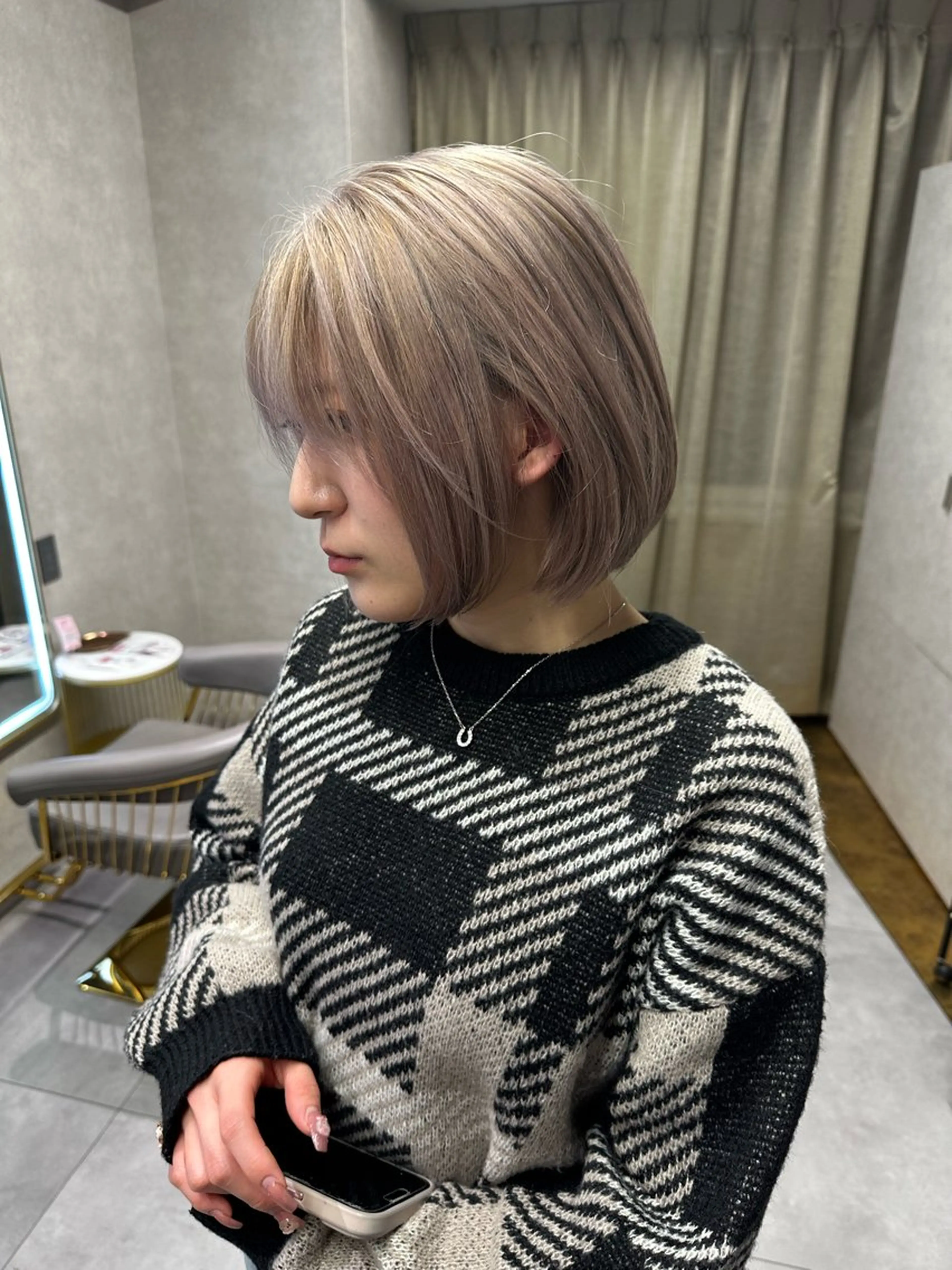 ショート 髪質改善/美髪矯正/ ハイトーン Kuroのヘアスタイル