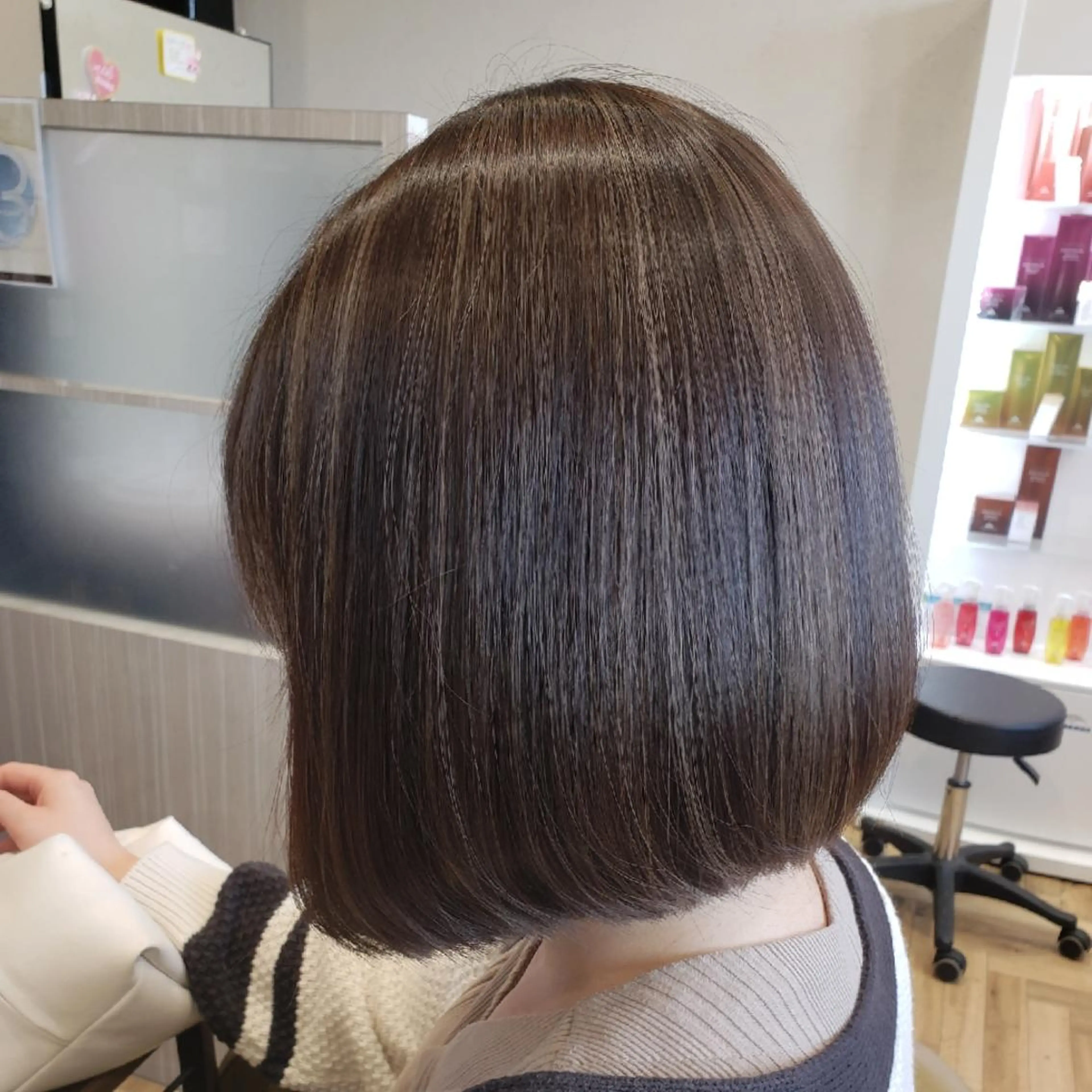 カラー ミディアム ヘアカラー ma cherie 　naoのヘアスタイル