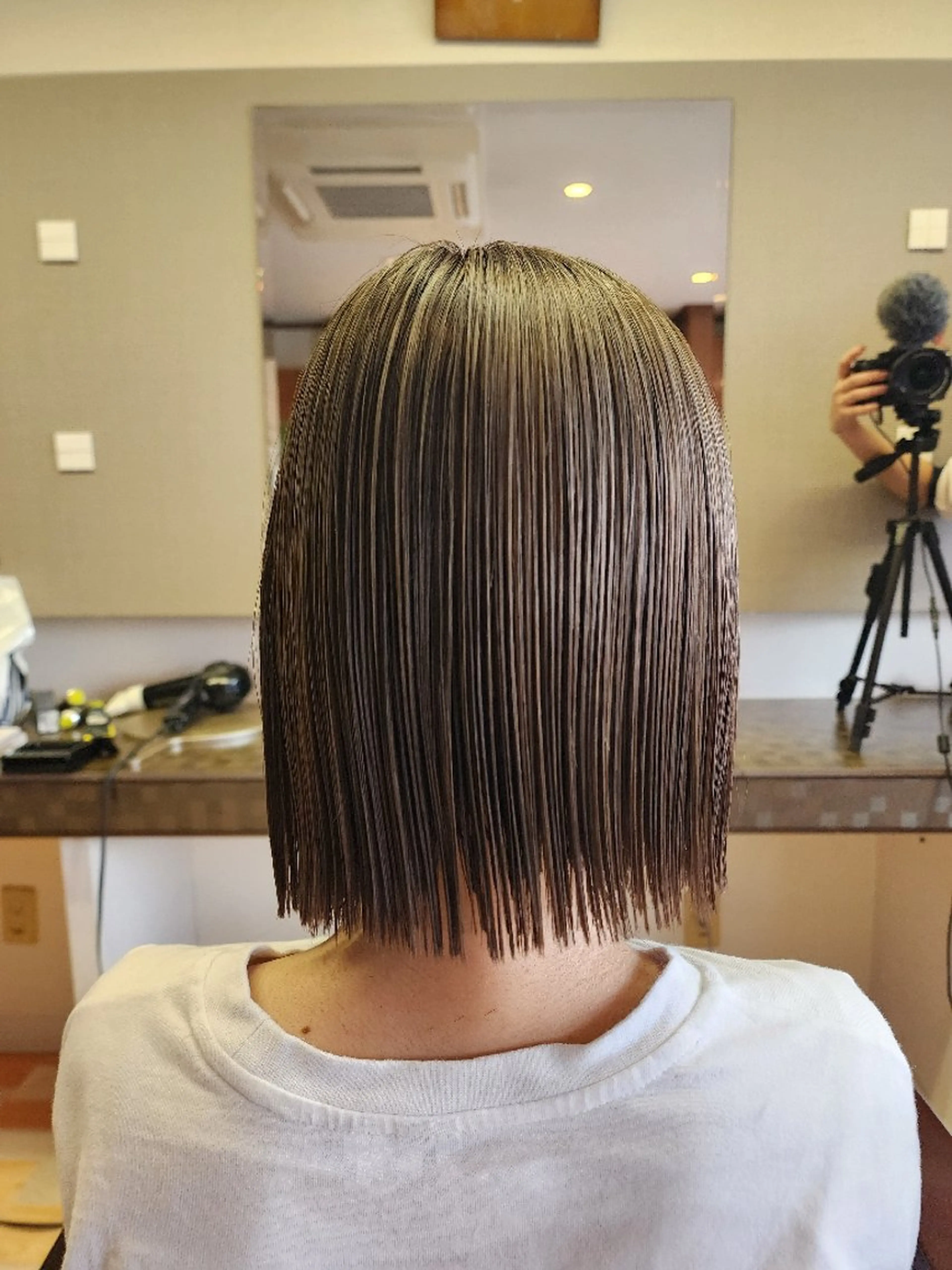 ショート ボブ 外ハネヘア 柏 康孝のヘアスタイル