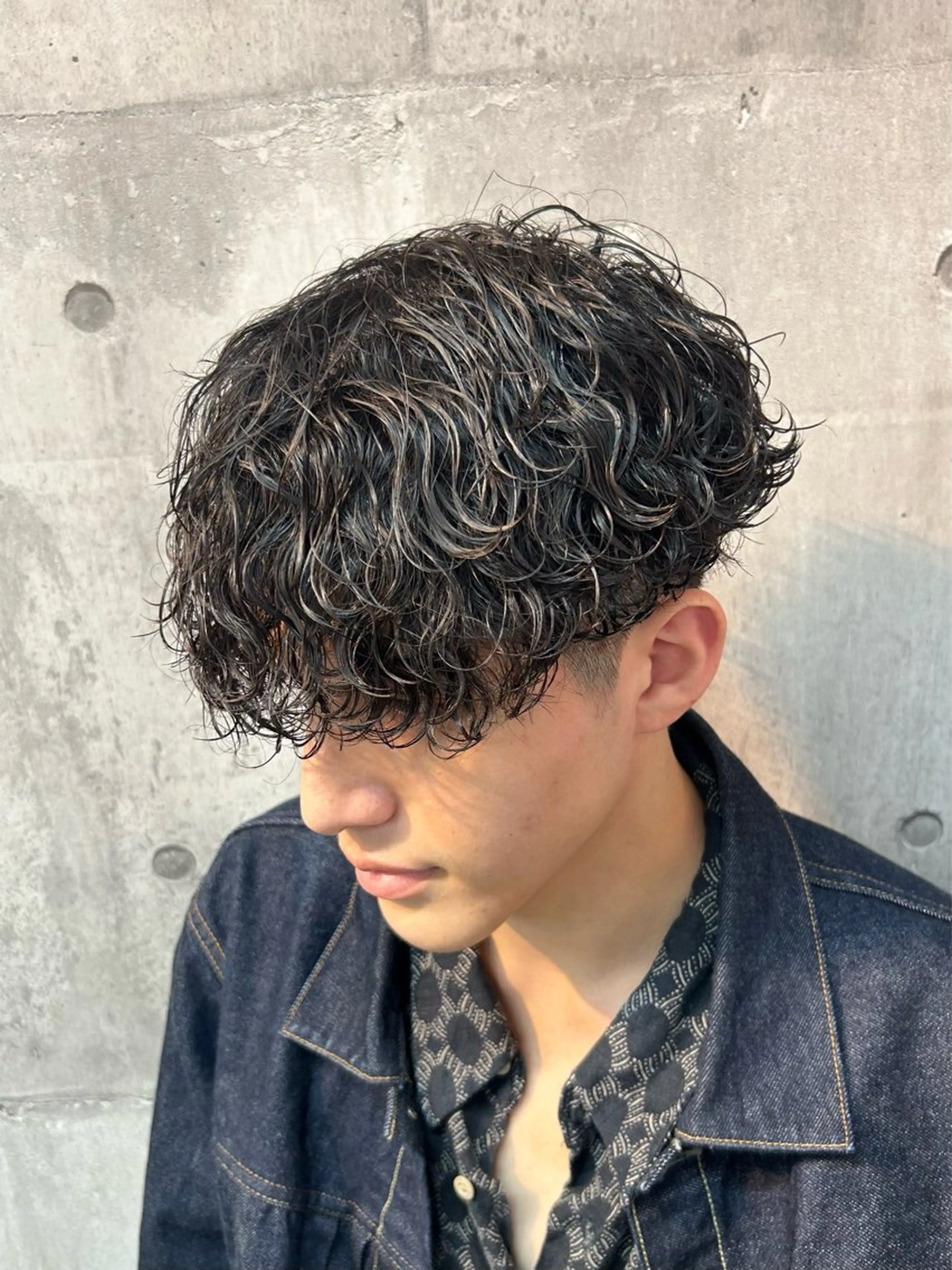 【1日1名様限定】メンズカット+波巻きパーマ❤️‍🔥の写真