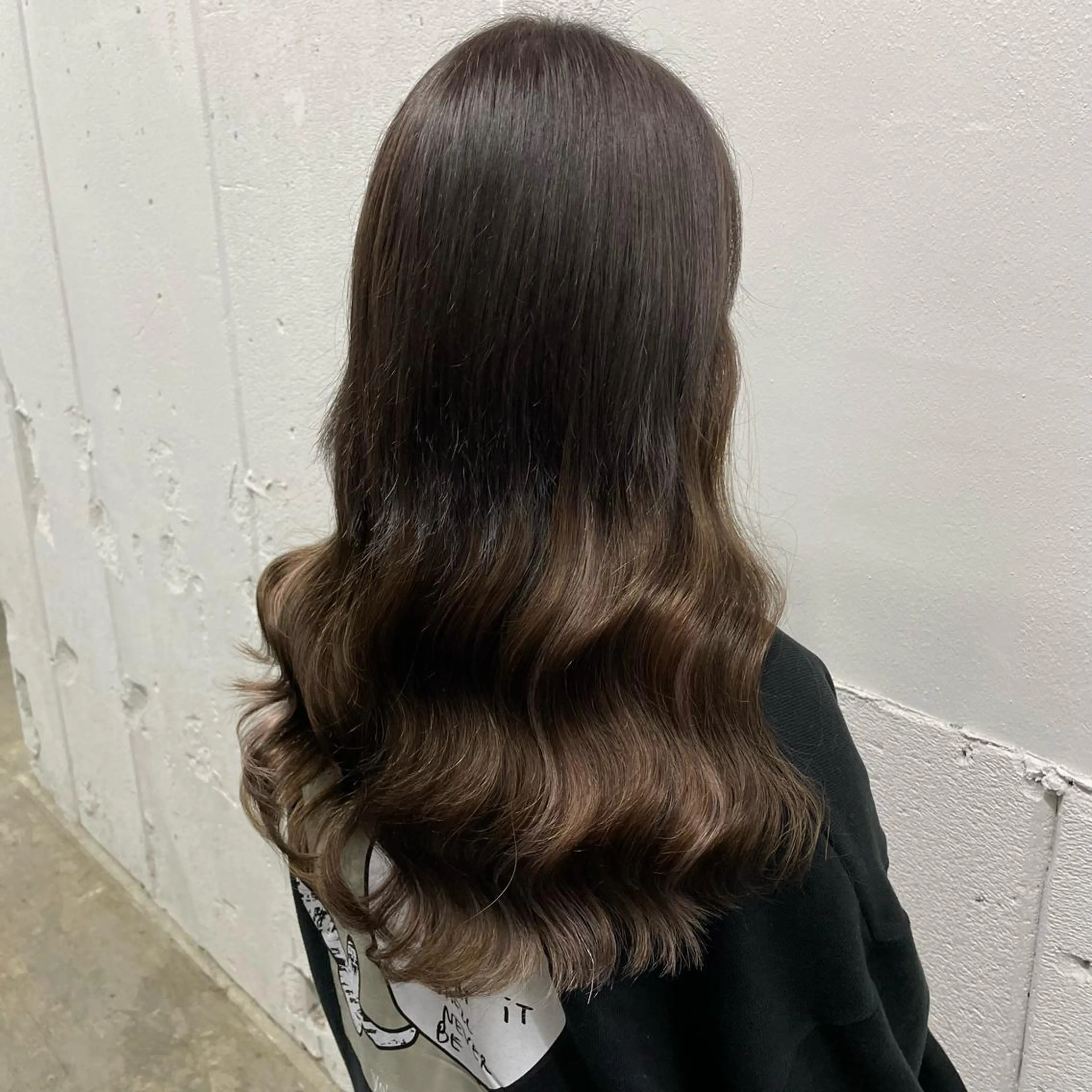 ロング カラー シールエクステ バレイヤージュ ミストバング ダブルカラー  フェイスフレーミング エクステ 🧡艶髪ちゅるん髪 🫧🧡YUKI❄️のヘアスタイル