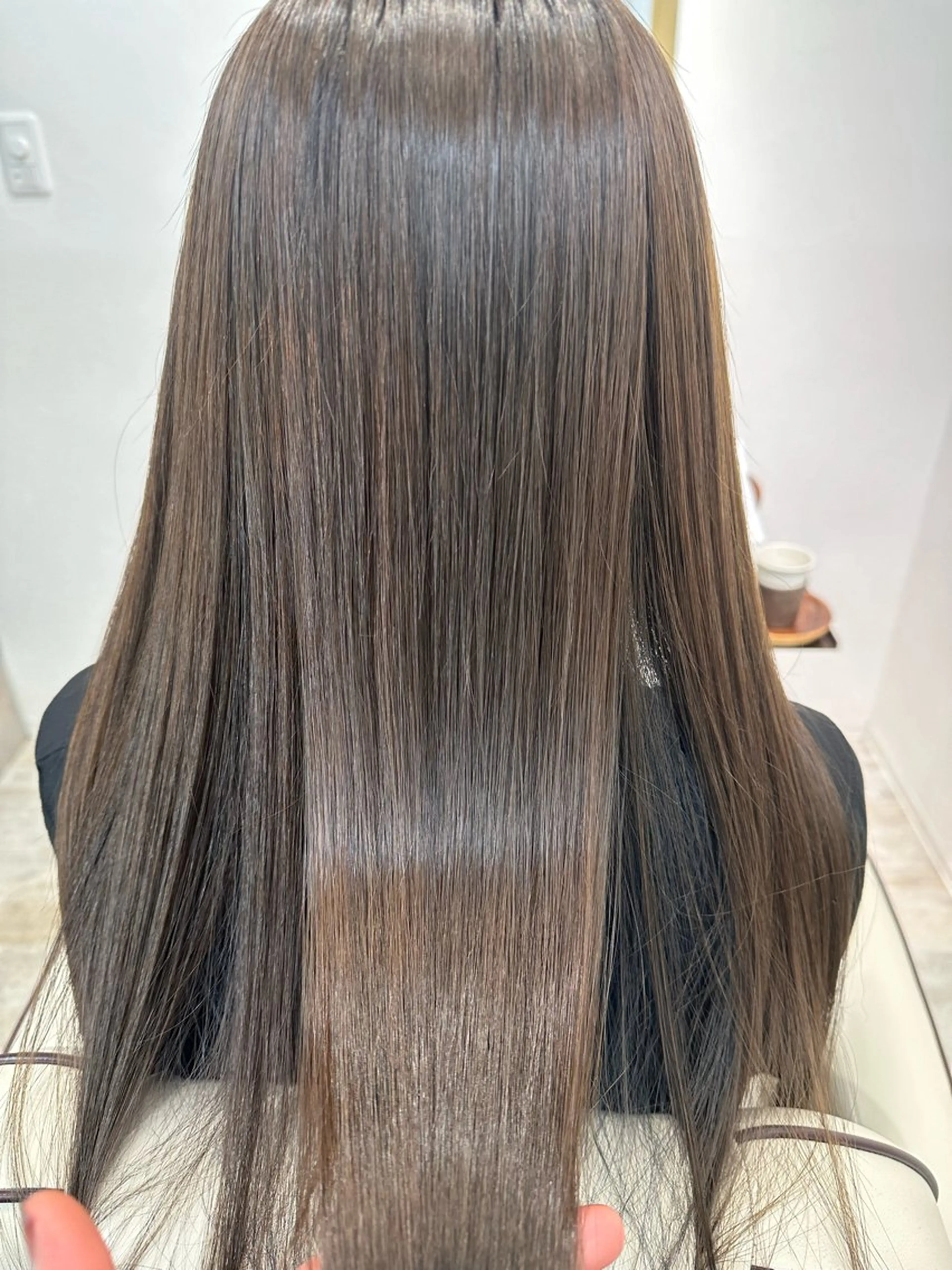 ロング カット 縮毛矯正 トリートメント 佐藤 はるとのヘアスタイル