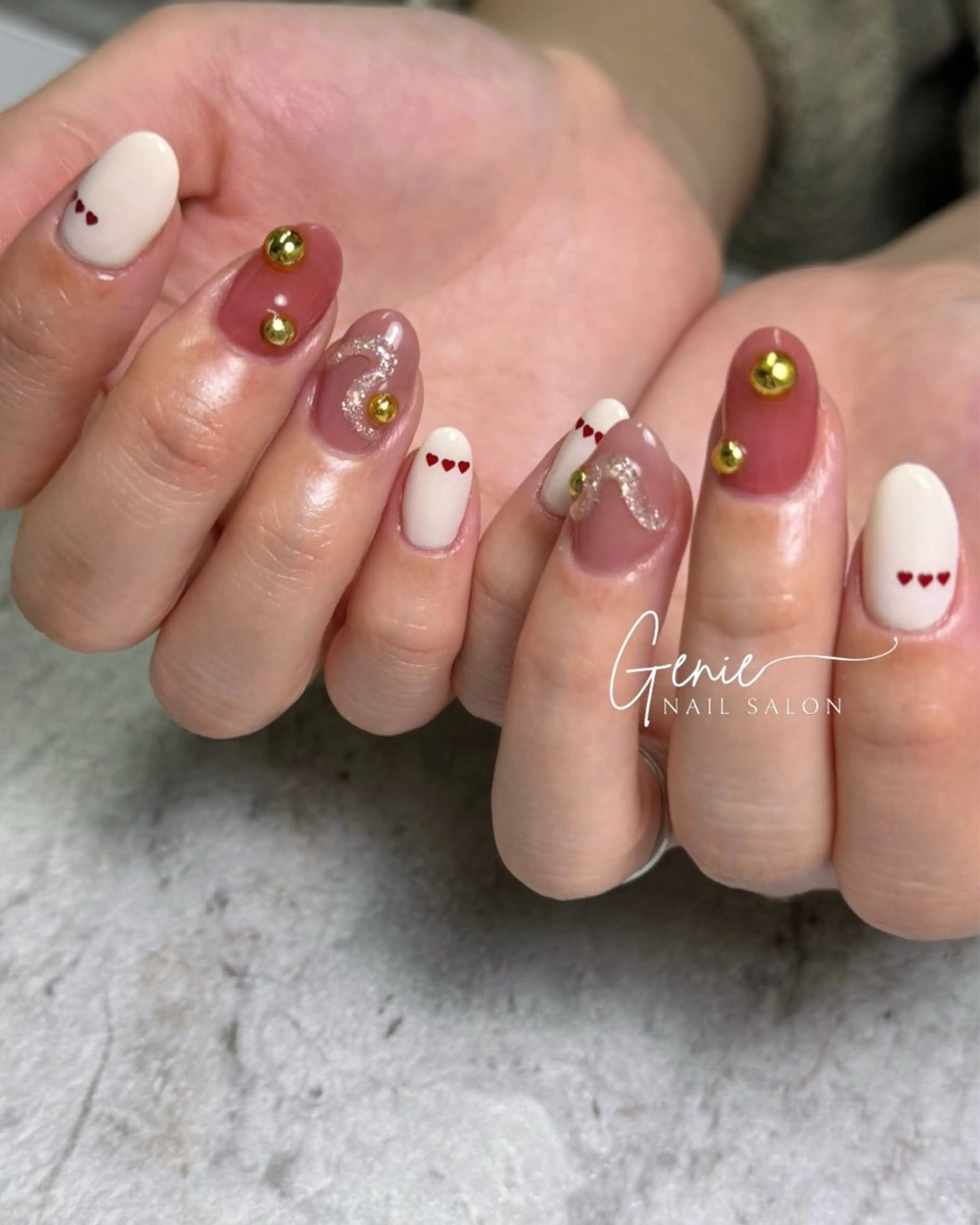 ネイル ニュアンスネイル ハンドネイル Nail salon Genieのネイルデザイン