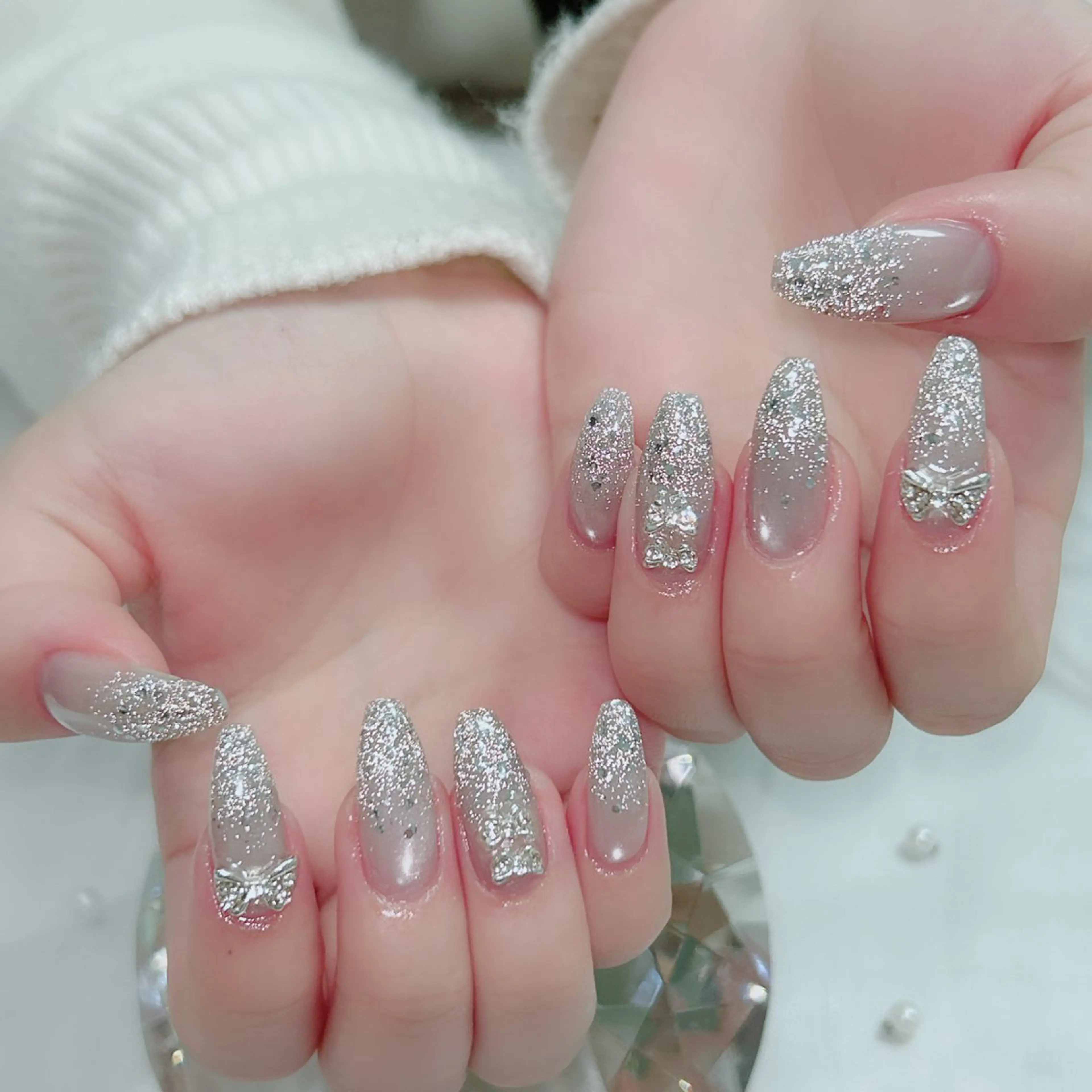 ネイル オーロラネイル ミラーネイル オフィスネイル ワンカラーネイル シンプルネイル ハンドネイル Cute Tips nailのネイルデザイン