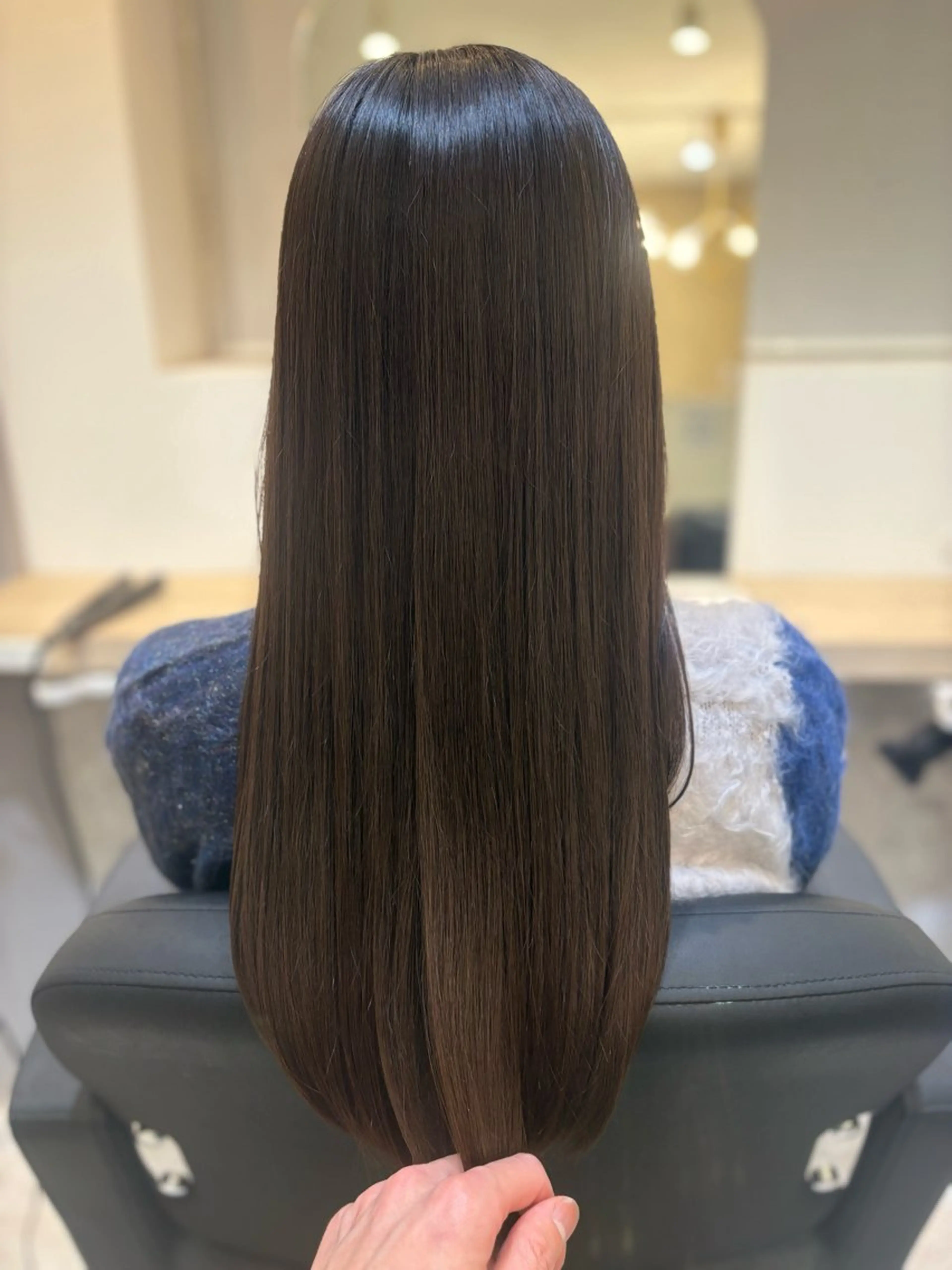 ロング 縮毛矯正 TOU/ROU代表 藤浪佑太のヘアスタイル