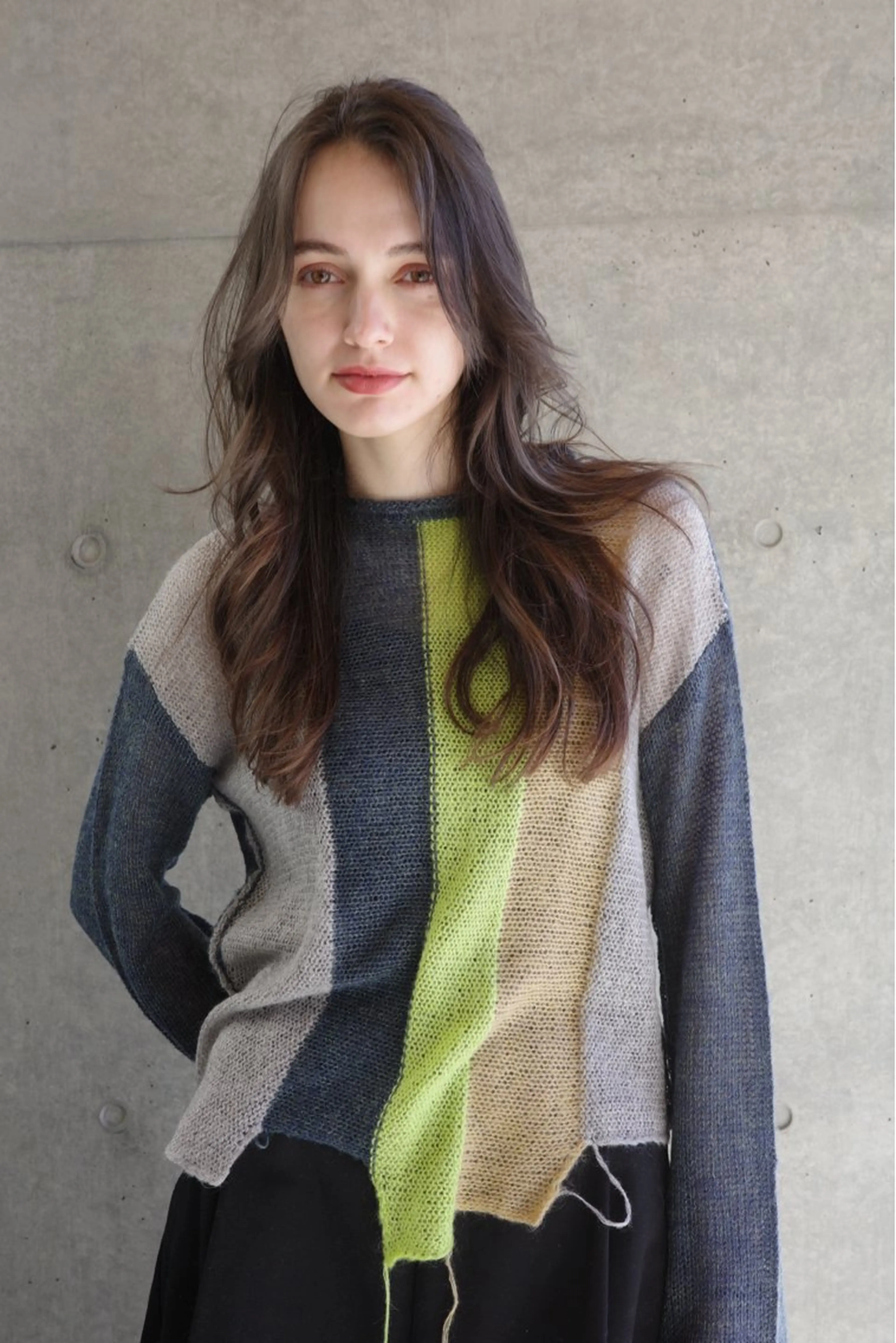 ロング カラー カット ヘアカラー トリートメント opus 店長大和 レイヤー/赤み消しのヘアスタイル