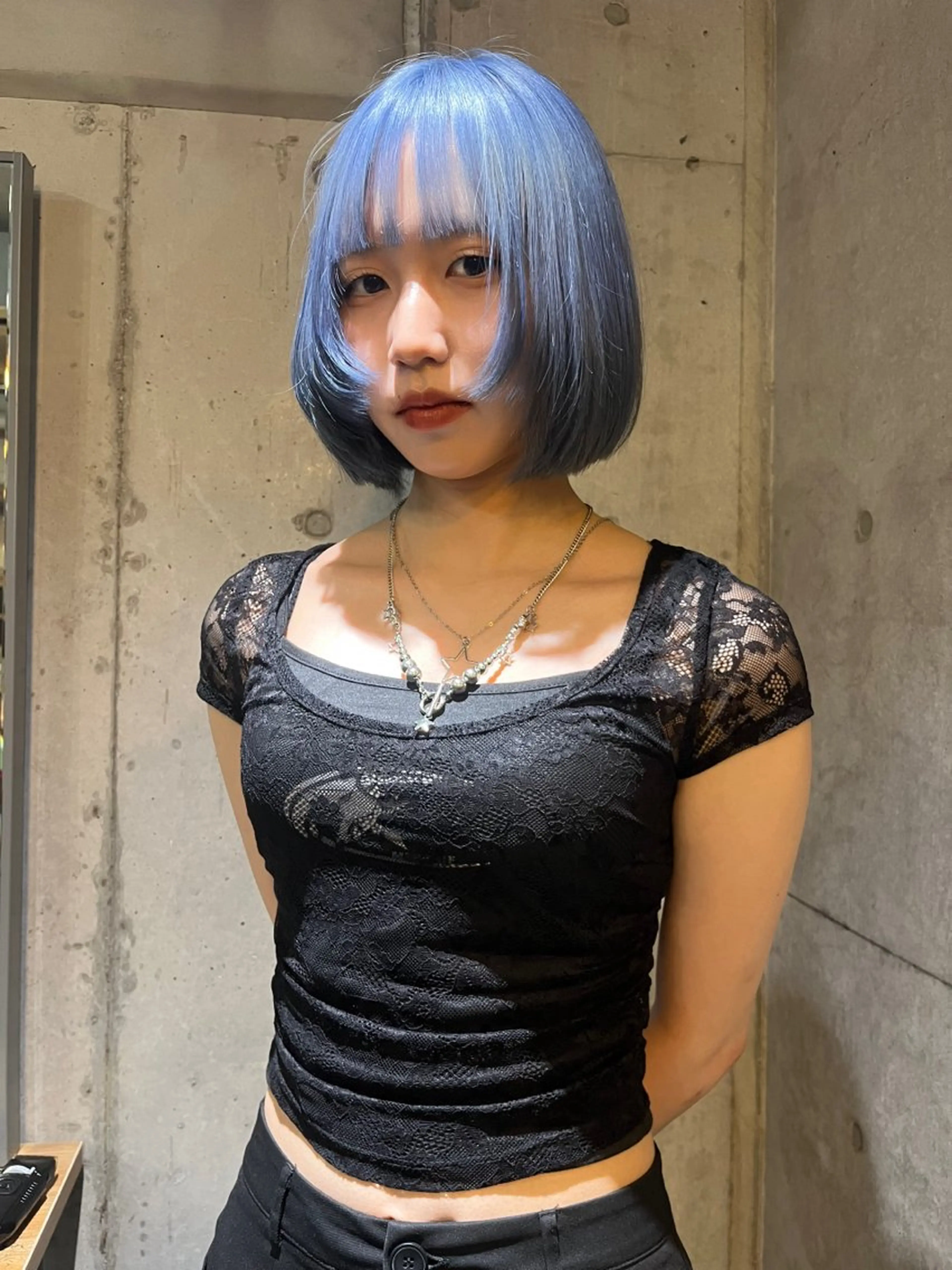 ショート カラー カット ヘアカラー トリートメント ハイトーン/顔まわり レイヤー/YUKAのヘアスタイル