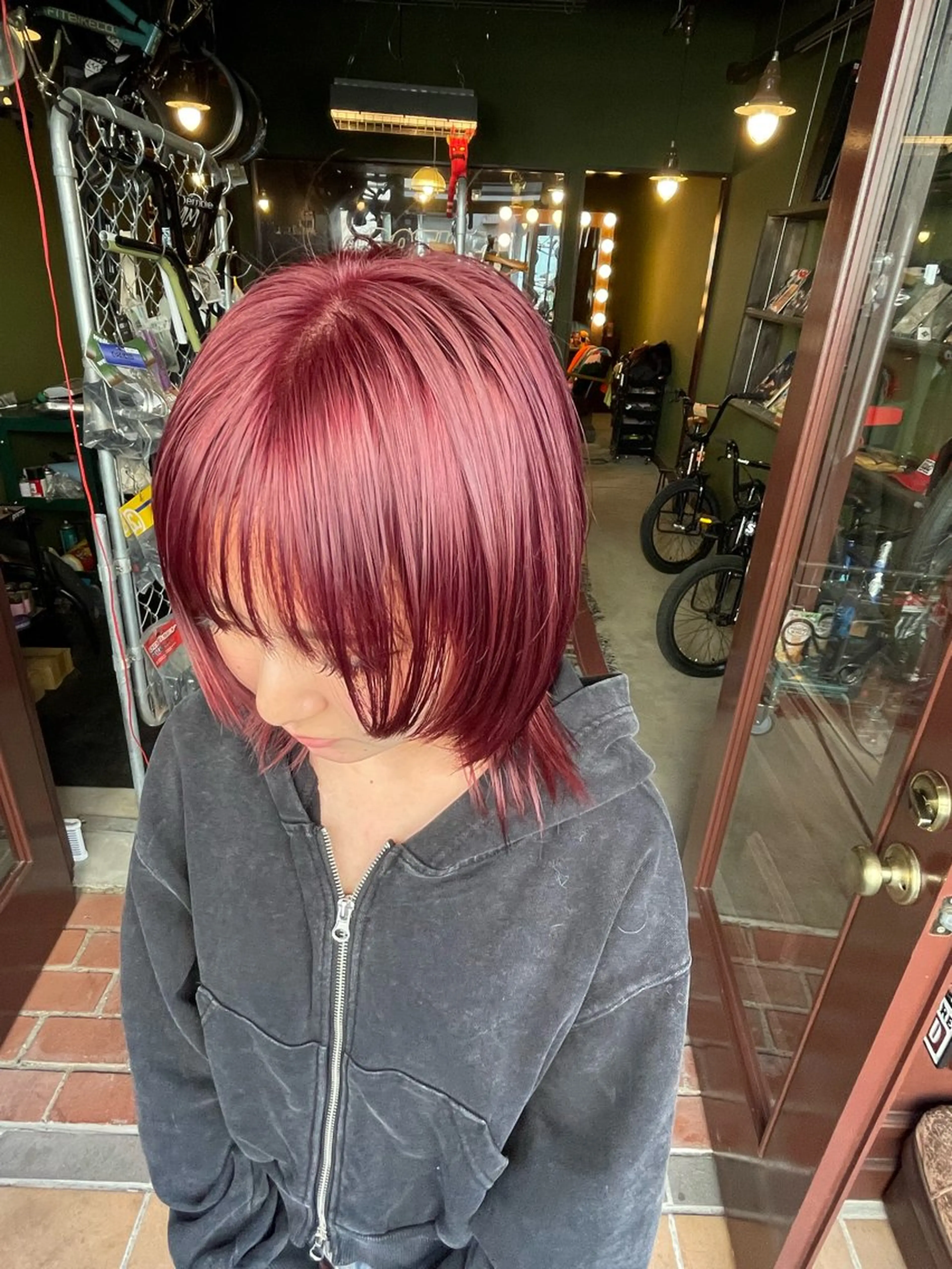 ミディアム カラー カット ヘアカラー トリートメント ヘアセット PATH-hair. storeのヘアスタイル